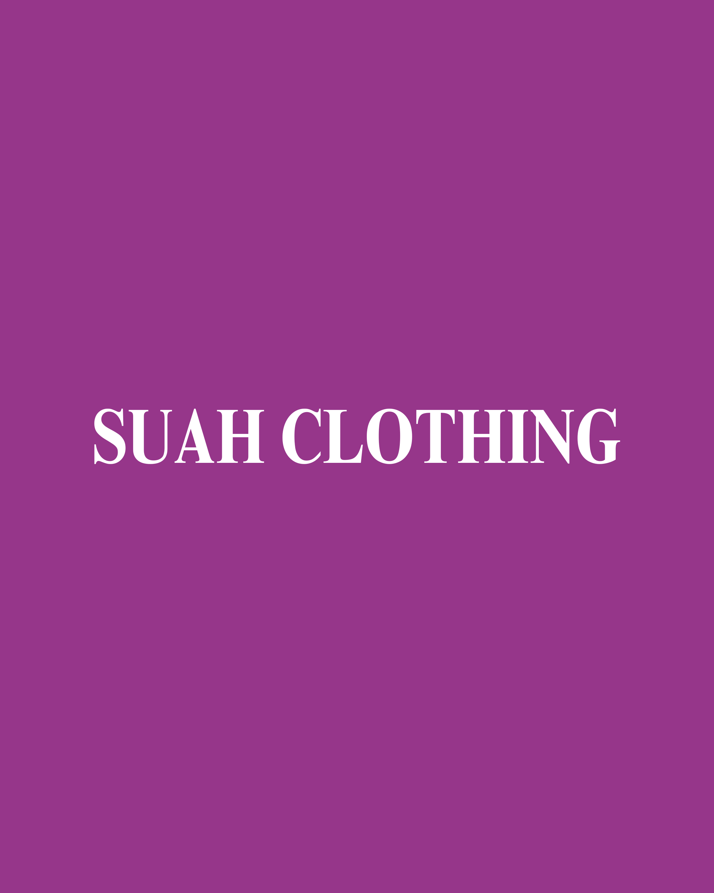 Suah Clothing (Shopify)