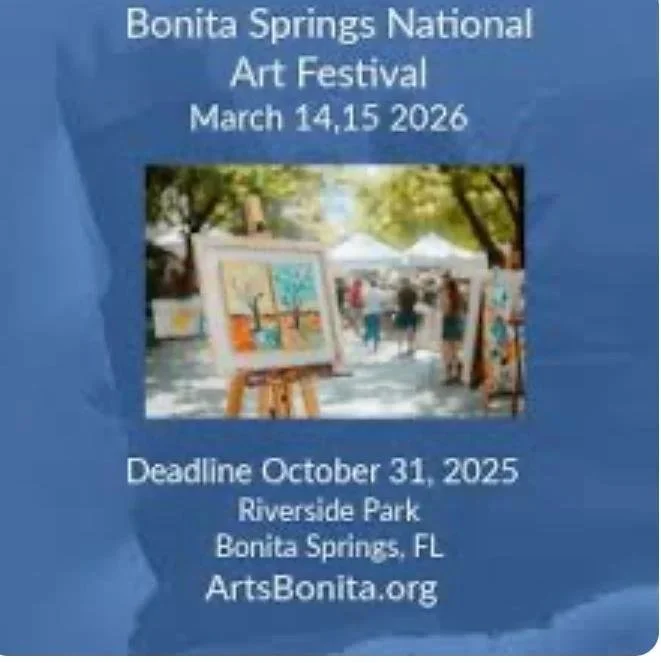 Bonita Springs National Art Festival     Booth 208 