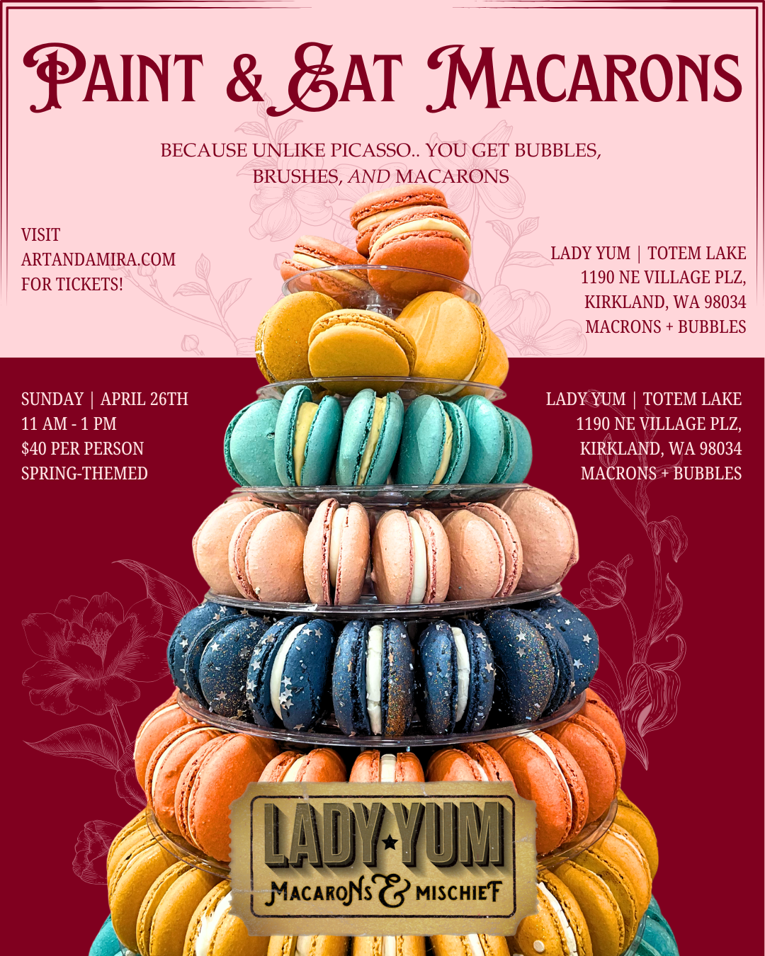 April 26th | Lady Yum Paint and Sip!