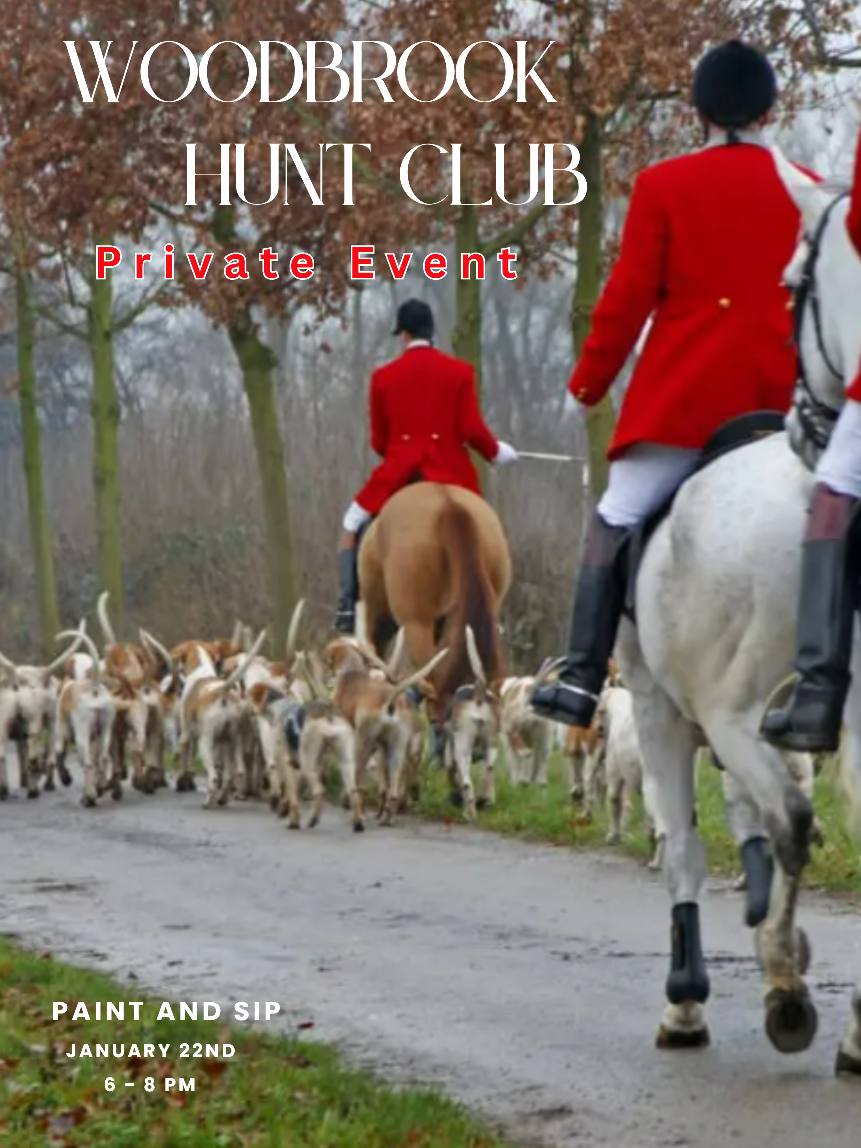 Woodbrook Hunt Club Paint and Sip