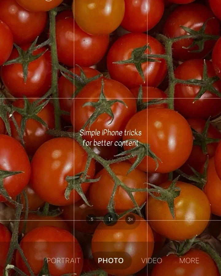 How I create content on my iPhone (Photo Edition). 🍅
 Simple tricks for cleaner, more aesthetic photos. 

Social media company, social media agency, Winnipeg social media agency, Winnipeg local business, Winnipeg content creator, content creator