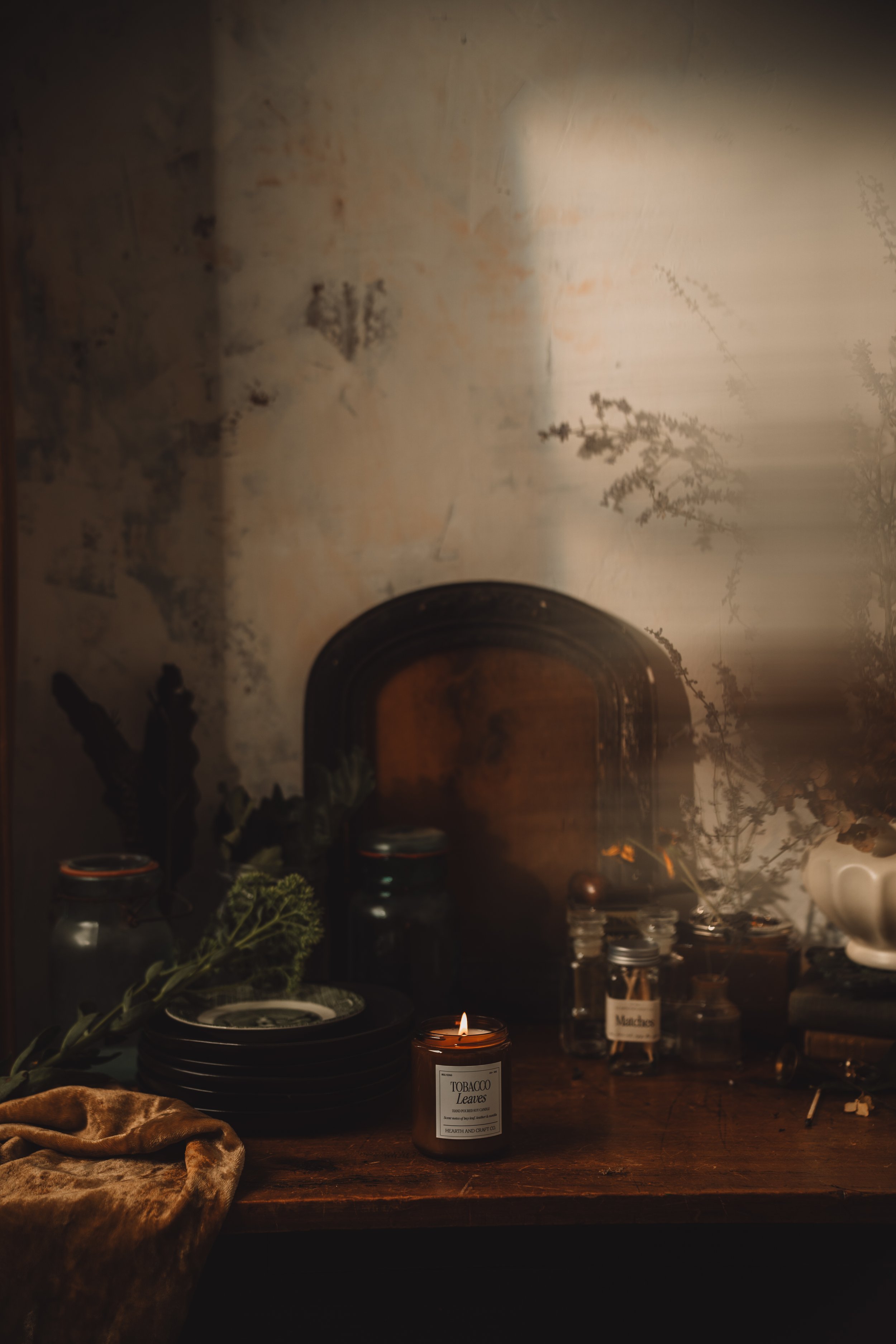 Fall Product Photography for Small Businesses | Featuring Hearth &amp; Craft candle Co.