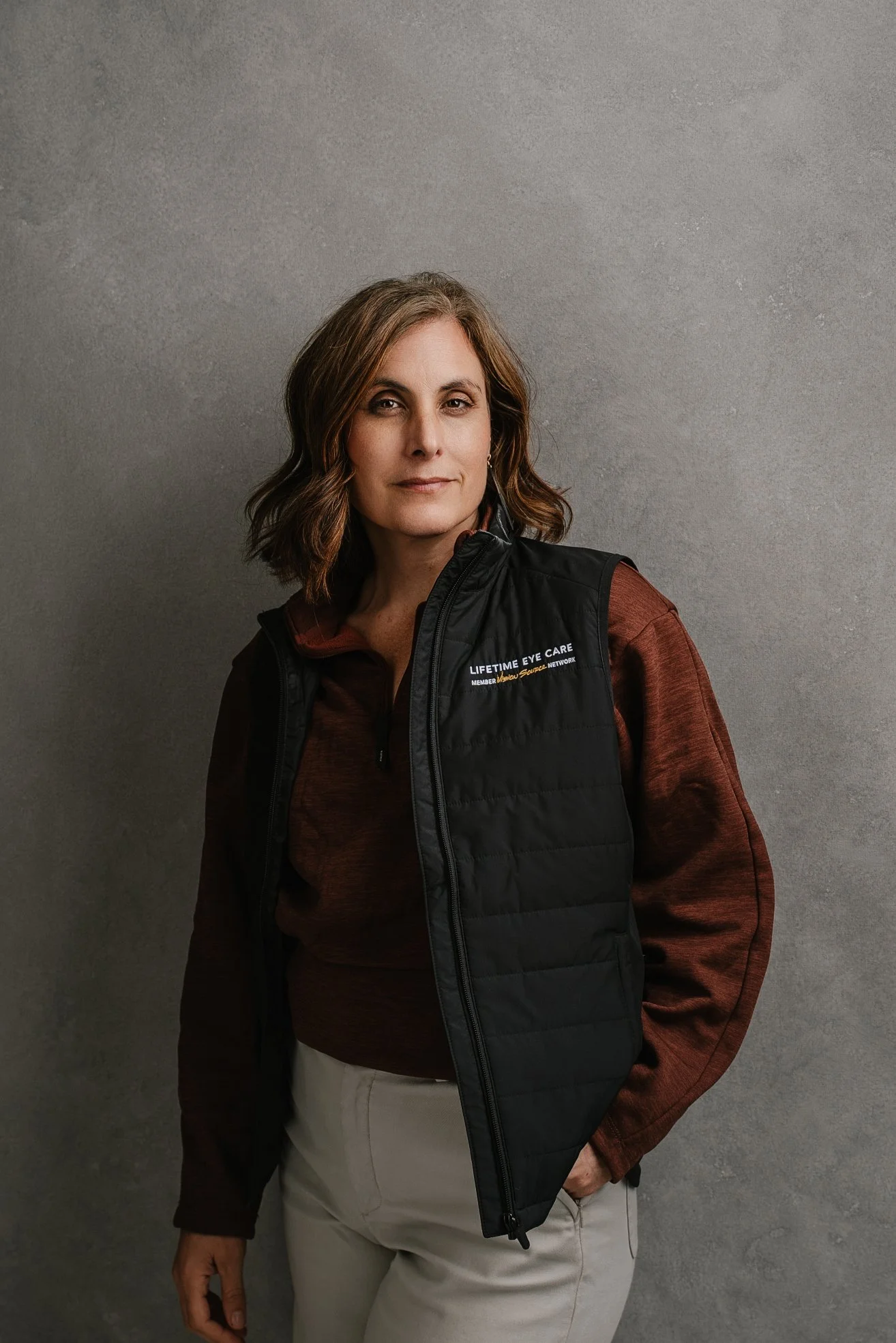 An editorial headshot