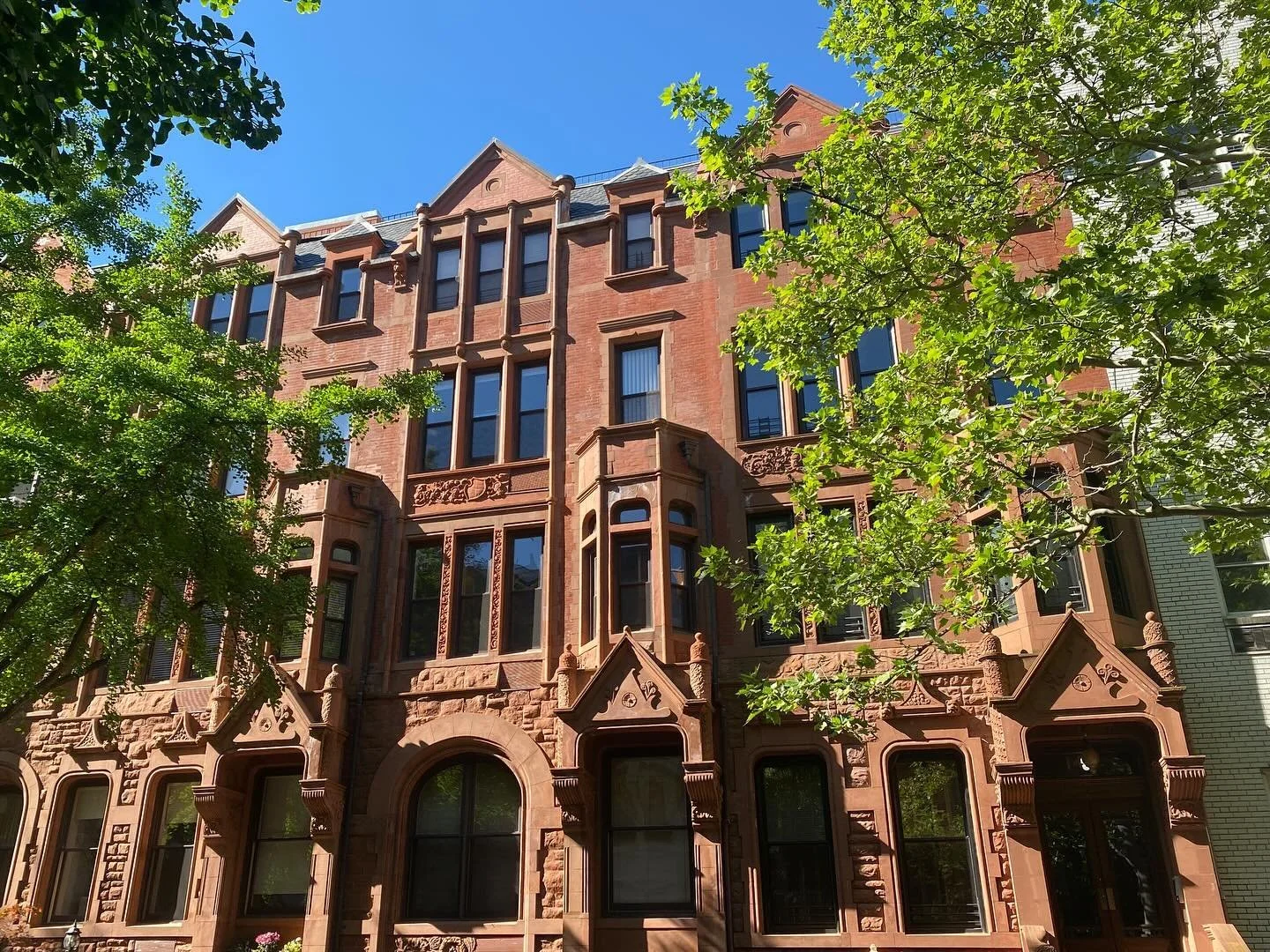 Buildings I've likely walked by more than 100 times in my time on the UWS. The way the sun hit the brick on this day made me stop and take notice. 

140, 142, 144, and 146 West 74th Street (we're looking at the original 142-146 left to right in the f