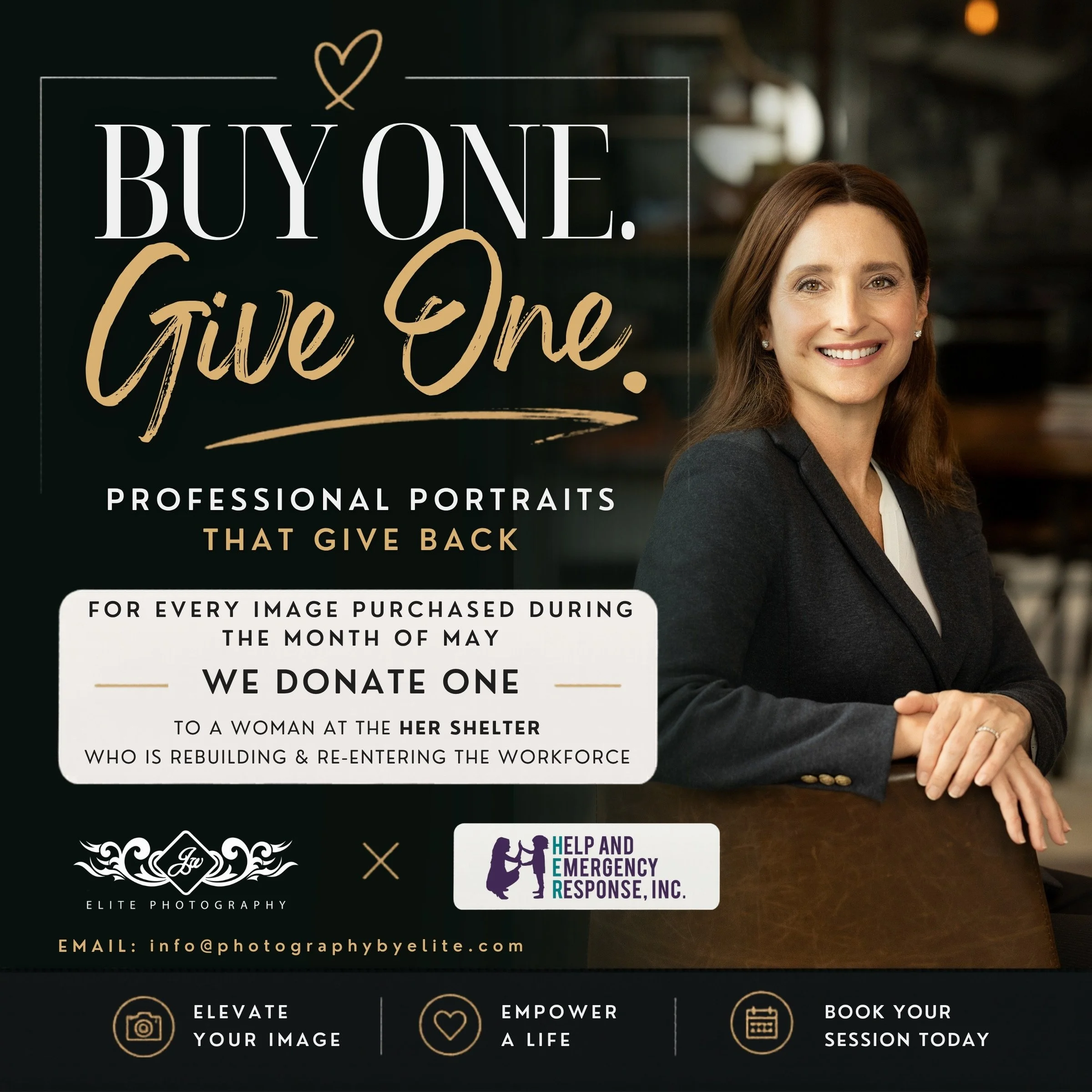 Partnering with The HER Shelter: Professional Portraits with Purpose