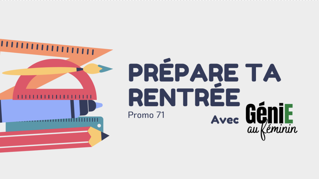 Prépare ta rentrée avec Génie au féminin 