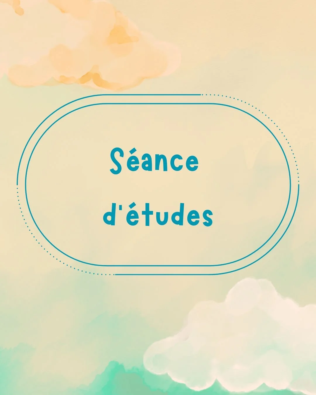 Séance d'études