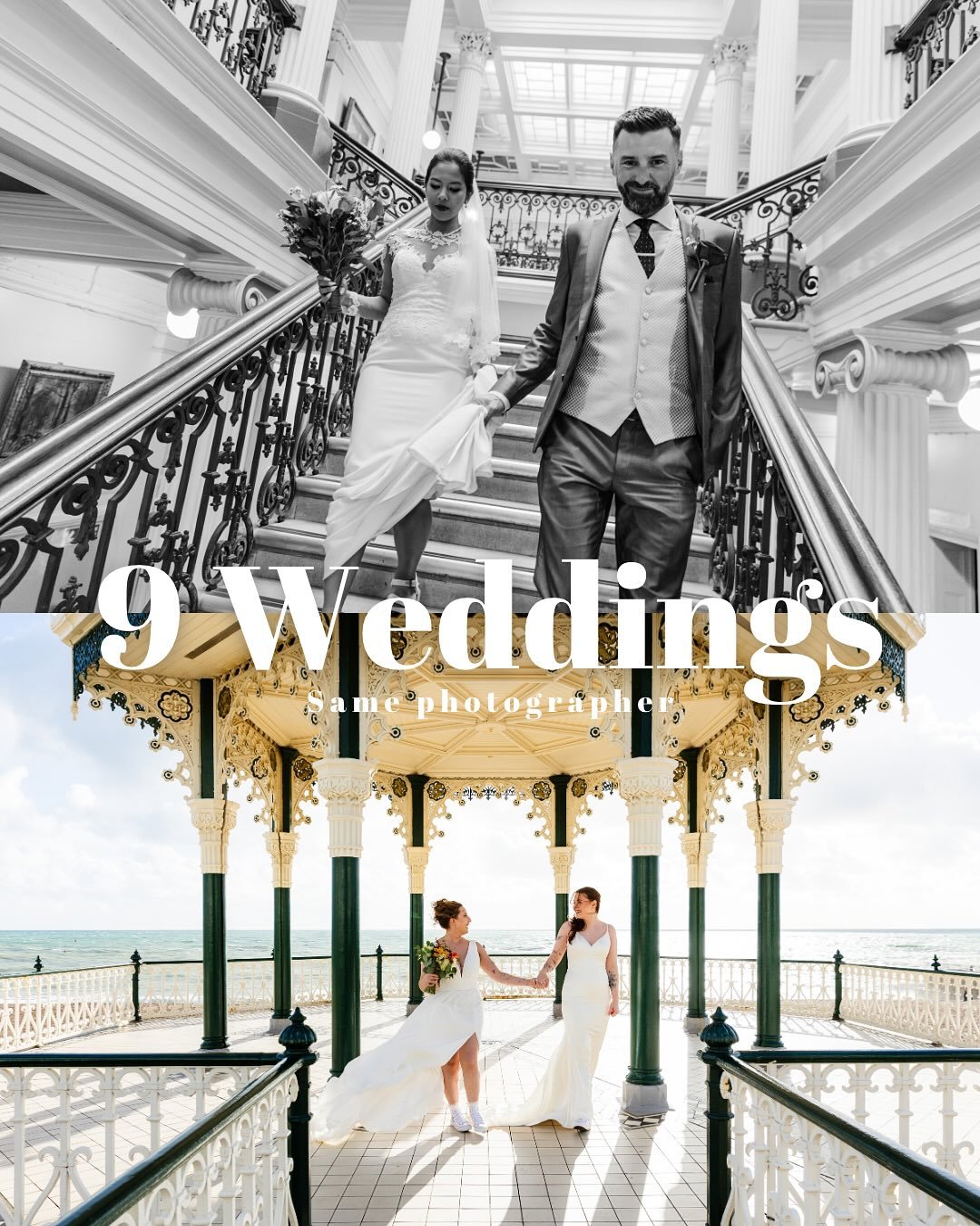 Same photographer, nine totally different wedding days💜

And what changes every time? The people. The atmosphere. The moments that matter most to you.

No wedding is ever the same and your wedding doesn&rsquo;t need to look like anyone else&rsquo;s&