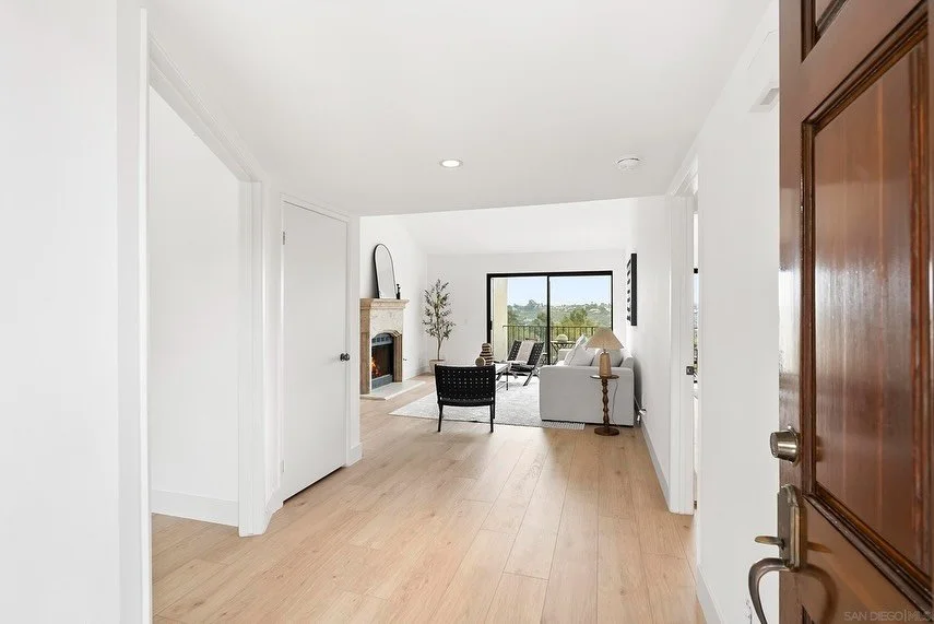 Two condos, two clients, just one week apart &mdash; all on the same street in Carlsbad ✨ 🏠 We transformed both spaces with fresh new flooring to get them market-ready and looking their best! #flooringtransformation #vinylplank #shawfloors @shawfloo