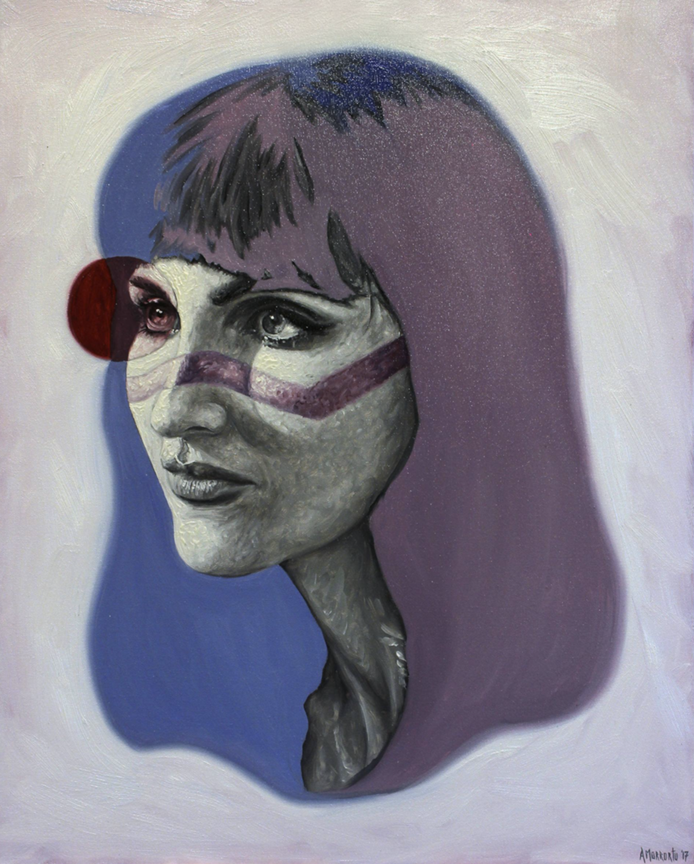 "Devin 2", Oils 22x28 Canvas. Sold.