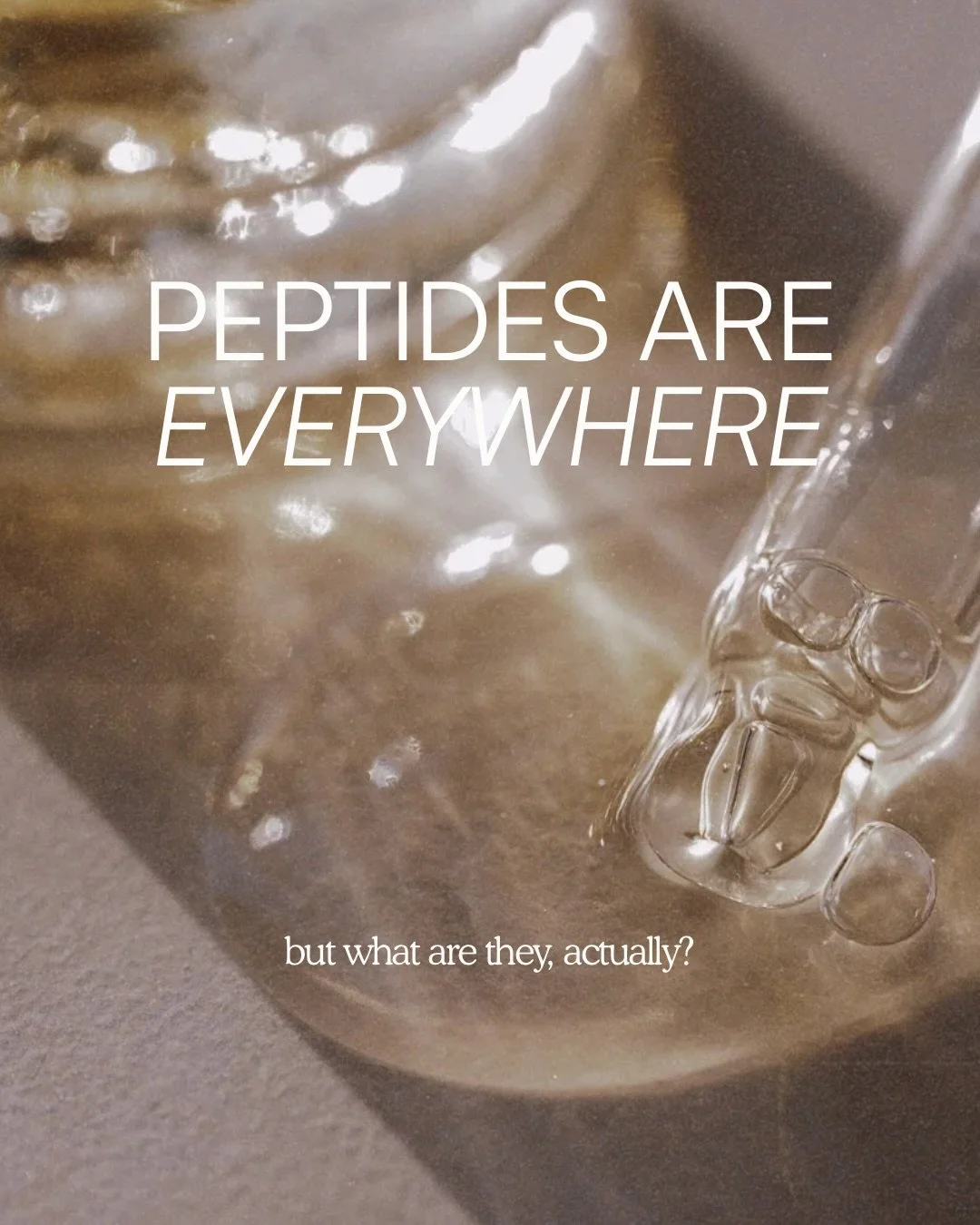 Peptides are everywhere right now. We wanted to tell you just what makes it so effective. l Swipe for the quick version, then come meet your skin&rsquo;s new favorite ingredient in our Multi-Peptide Facial, available for a limited time 🤍