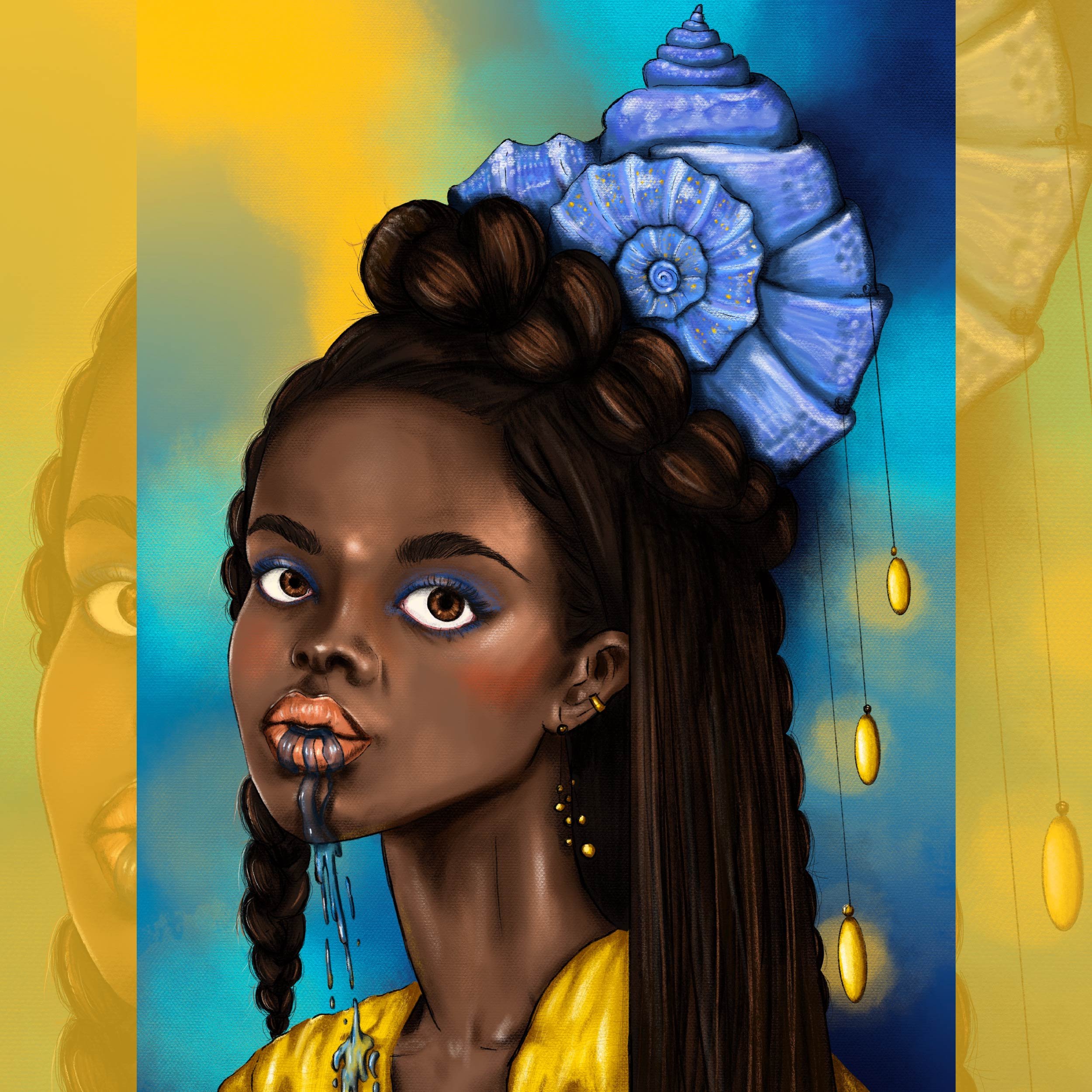 art by arra ocean digital art painting