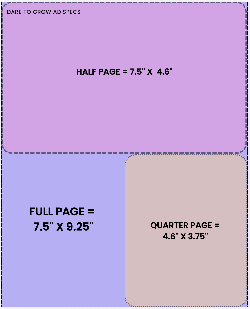 Magazine Ad Space: Quarter Page