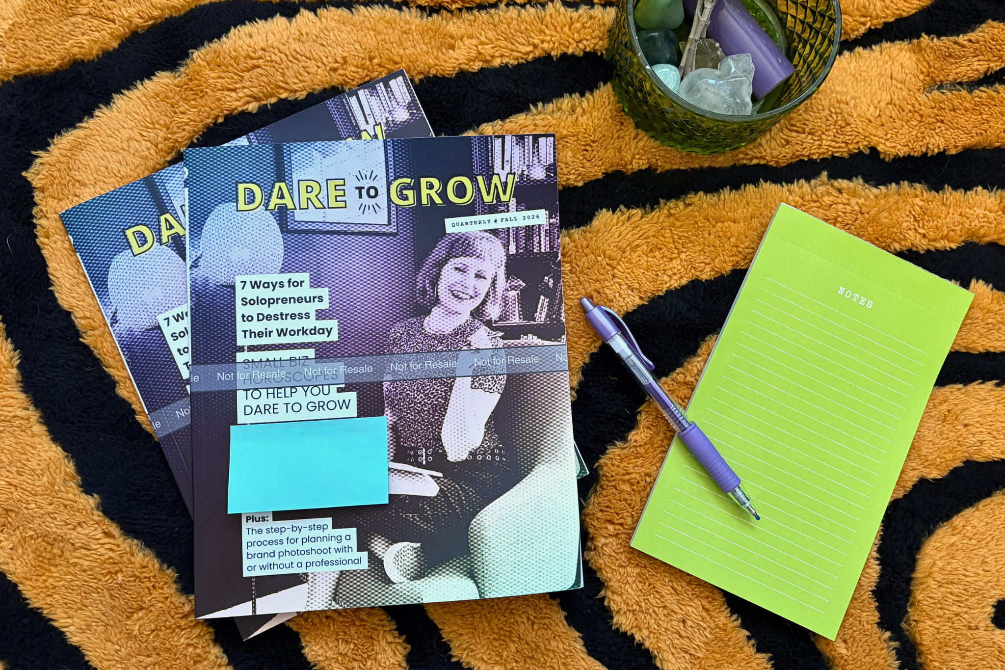 Dare to Grow is launching a quarterly PRINT MAGAZINE for small business owners