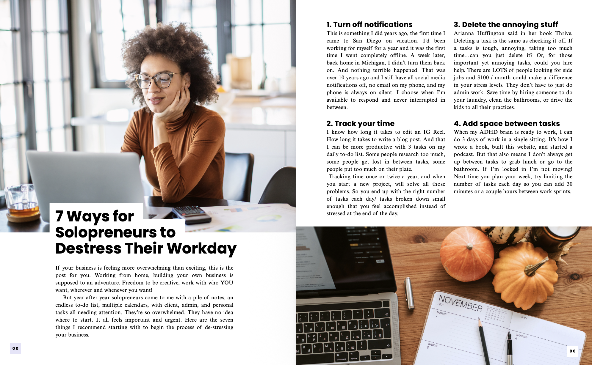 Guest post sample image: 7 ways for solopreneurs to destress their workday