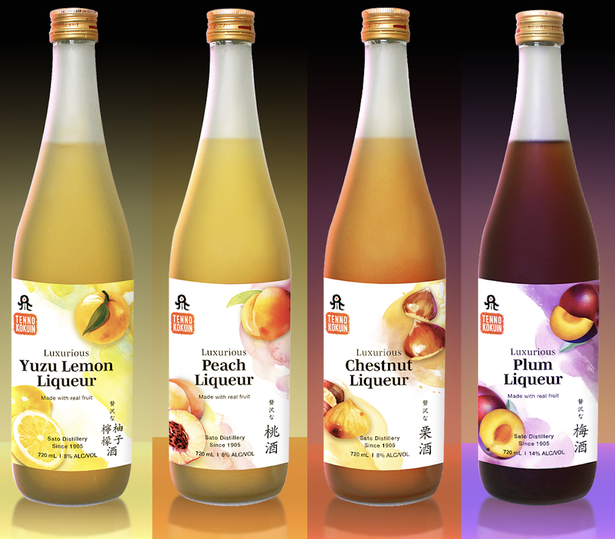 Tenno Kokuin Introduces a New Collection of All-Natural Shochu-Infused Liqueurs from Japan