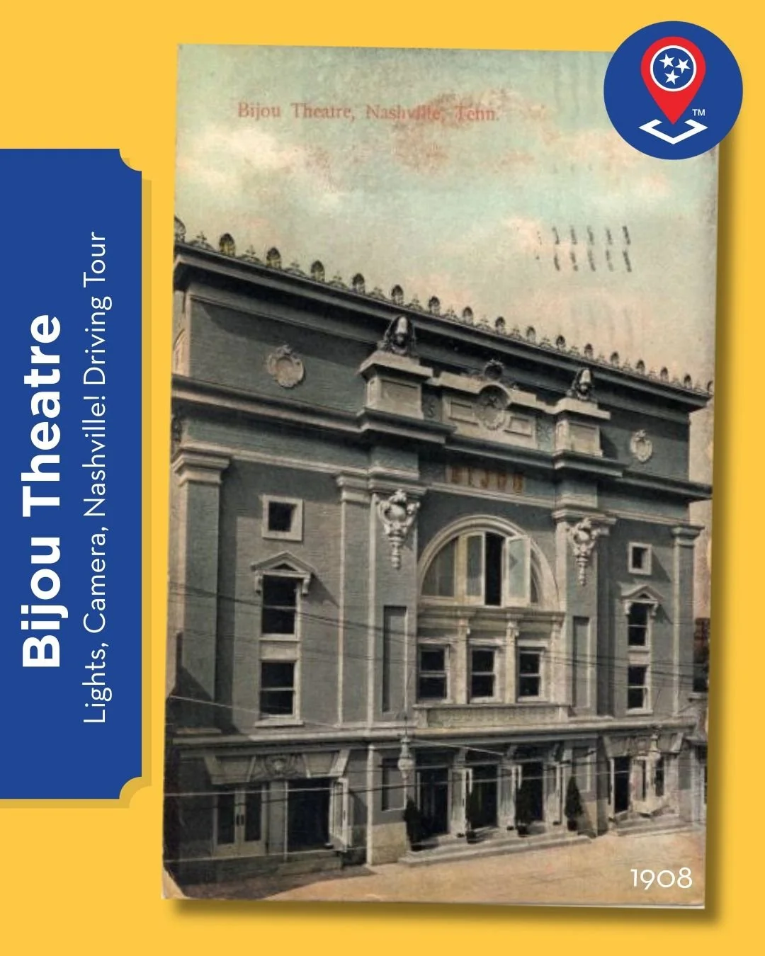 🎬 The Bijou Theatre was once the heartbeat of Black culture in downtown Nashville. Built in 1904 and converted in 1916 into a premier movie house for African American audiences, it quickly became a flagship of the Bijou Amusement Company and a key s