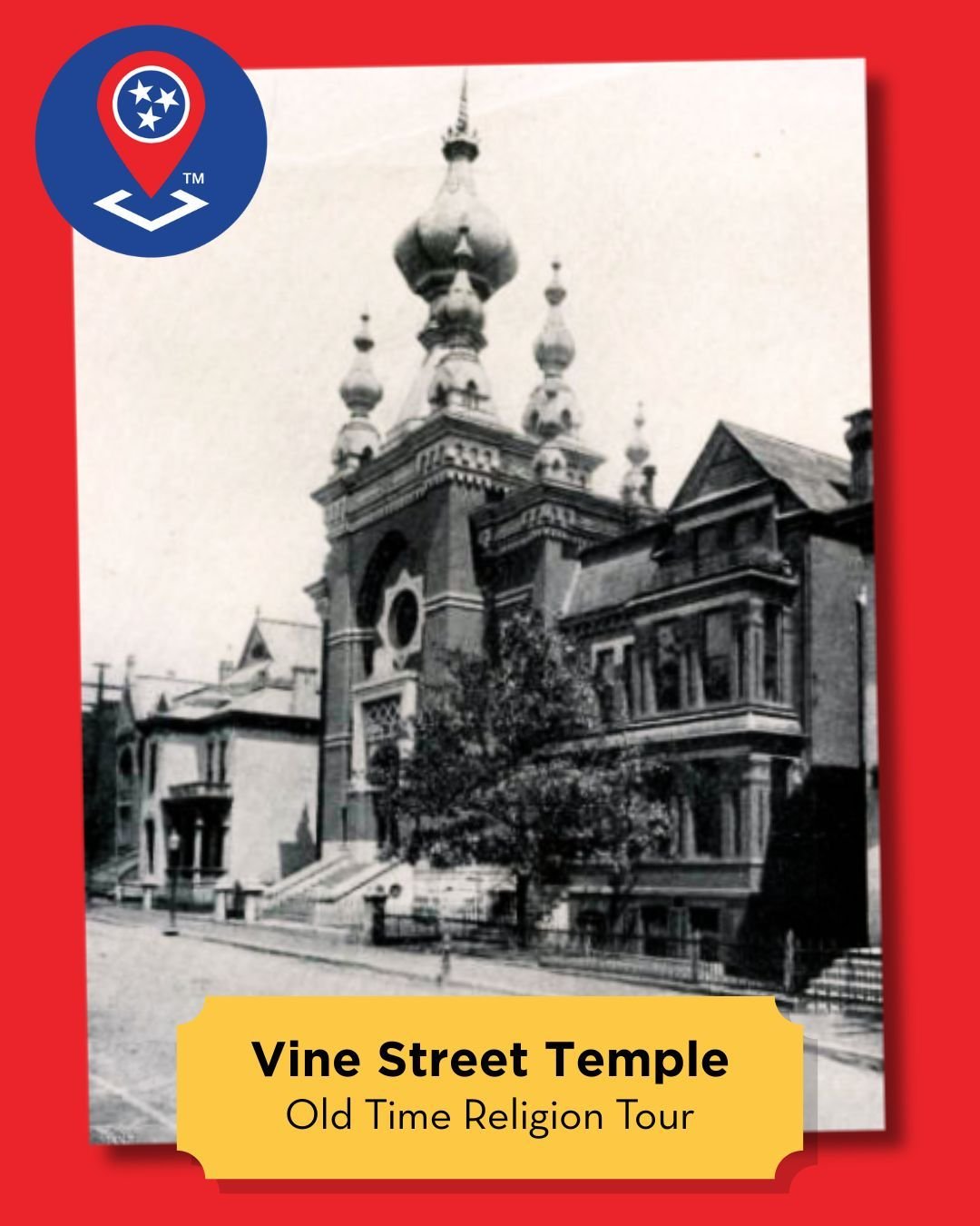 The Vine Street Temple once stood on what is now Seventh Avenue North, its nine onion domes rising above Nashville&rsquo;s skyline as the city&rsquo;s first permanent Jewish house of worship. Built in 1876, the red brick Byzantine style structure sto