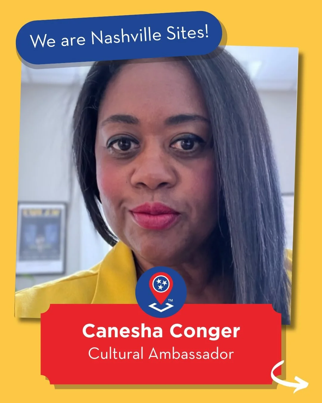 Meet Canesha Conger! We are thrilled to have Canesha on board as one of our Cultural Ambassadors. When not exploring Centennial Park or working on Nashville Sites tours, Canesha is a Project Specialist at Belmont University, where she plays a key rol