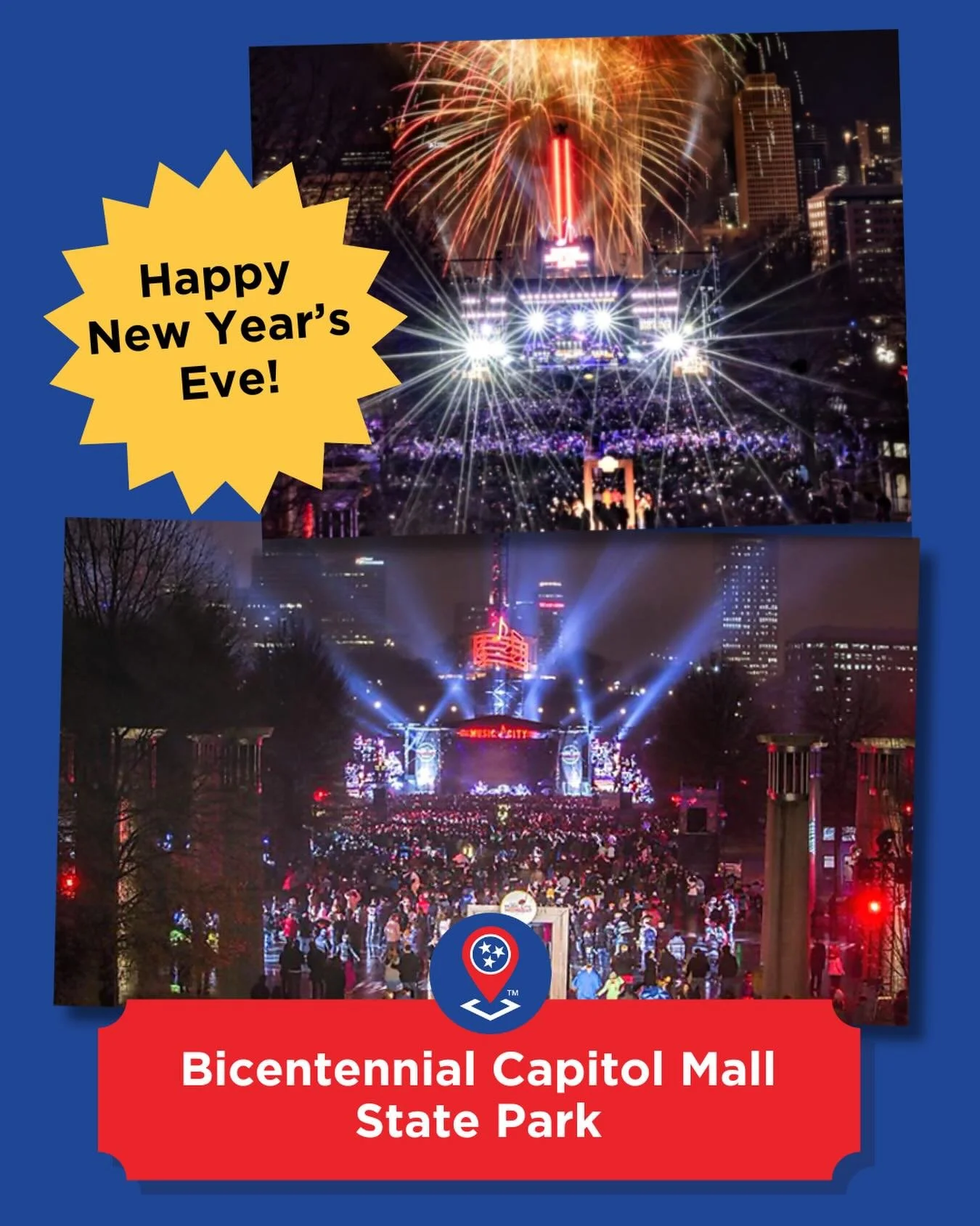 As Nashville prepares to ring in the New Year, Bicentennial Capitol Mall State Park once again becomes a gathering place for the city. Tonight, the park hosts Jack Daniel&rsquo;s New Year&rsquo;s Eve Live: Nashville&rsquo;s Big Bash, set against one 