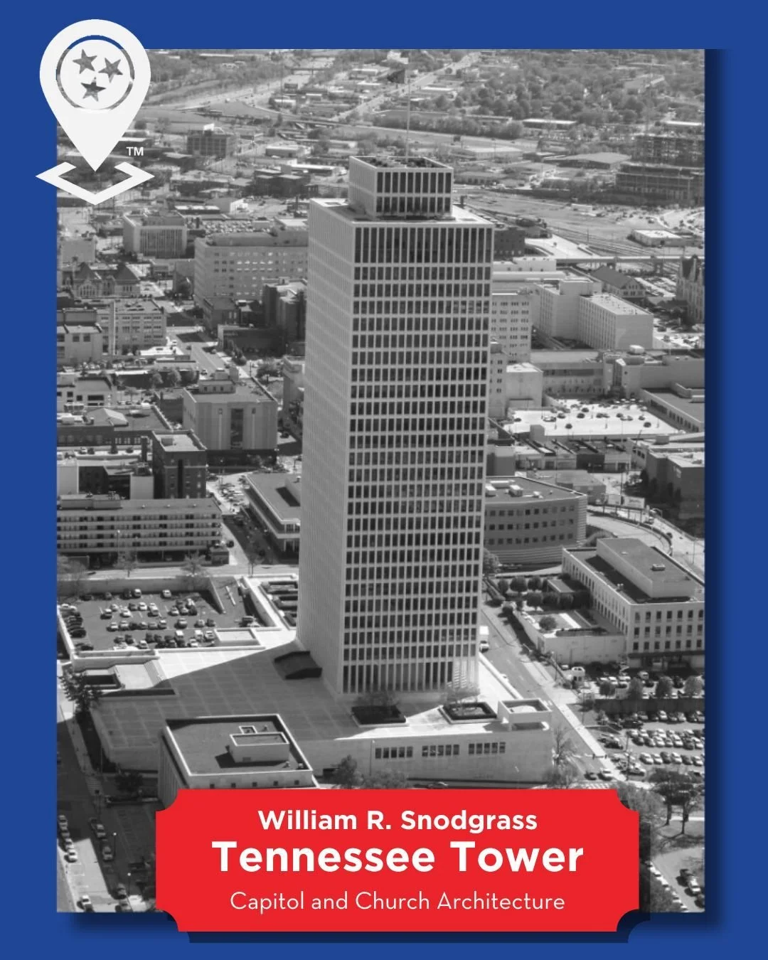 Completed in 1970, the William R. Snodgrass Tennessee Tower was built to house the expanding headquarters of the National Life and Accident Insurance Company. Rising four hundred fifty two feet and thirty one stories tall, it was Nashville&rsquo;s ta