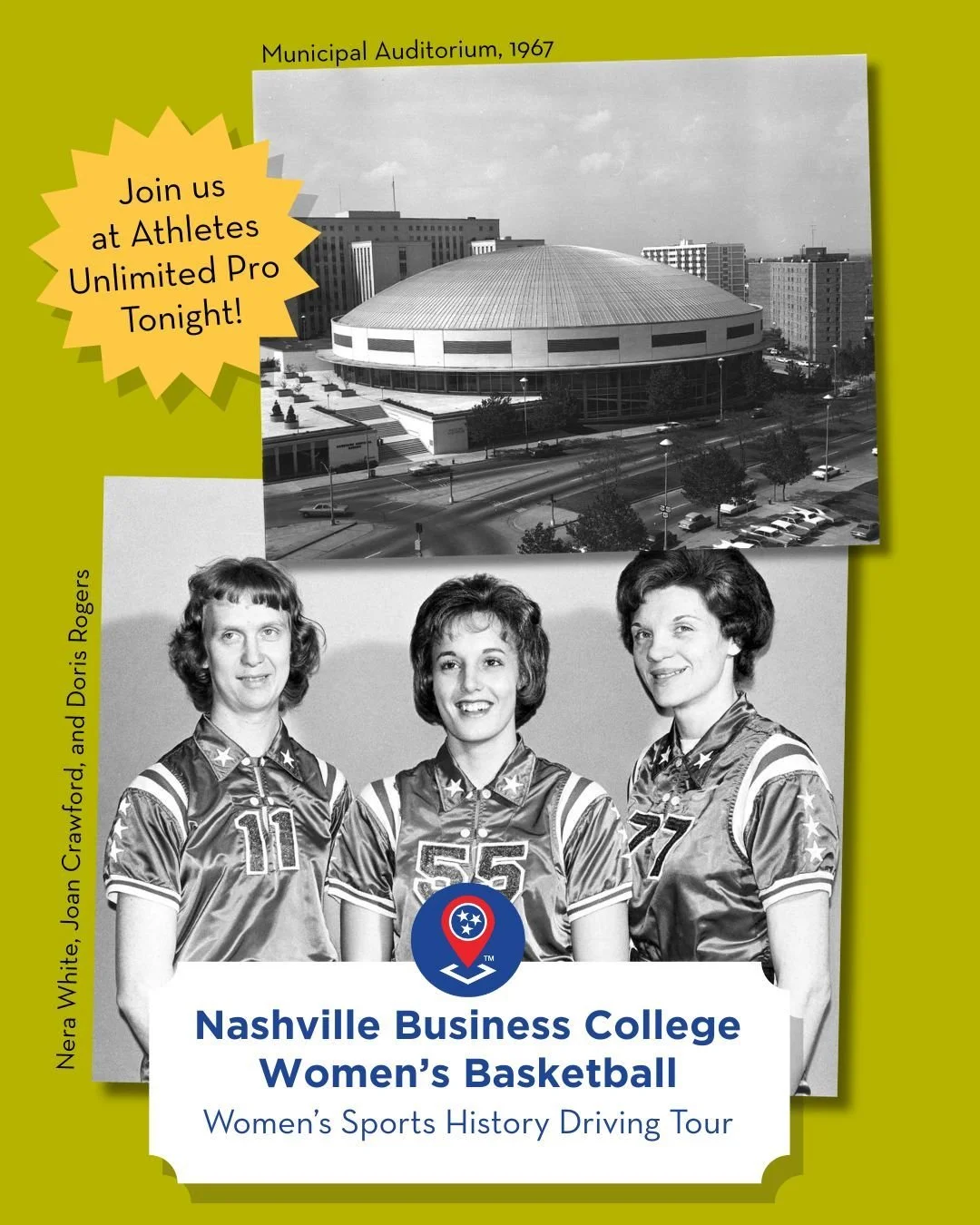 Join us tonight, February 20, at Municipal Auditorium as part of the Athletes Unlimited Pro Basketball Tournament! With the theme &ldquo;Our Court. Our Story. The History of Women&rsquo;s Basketball,&rdquo; it is a fitting setting to spotlight one of