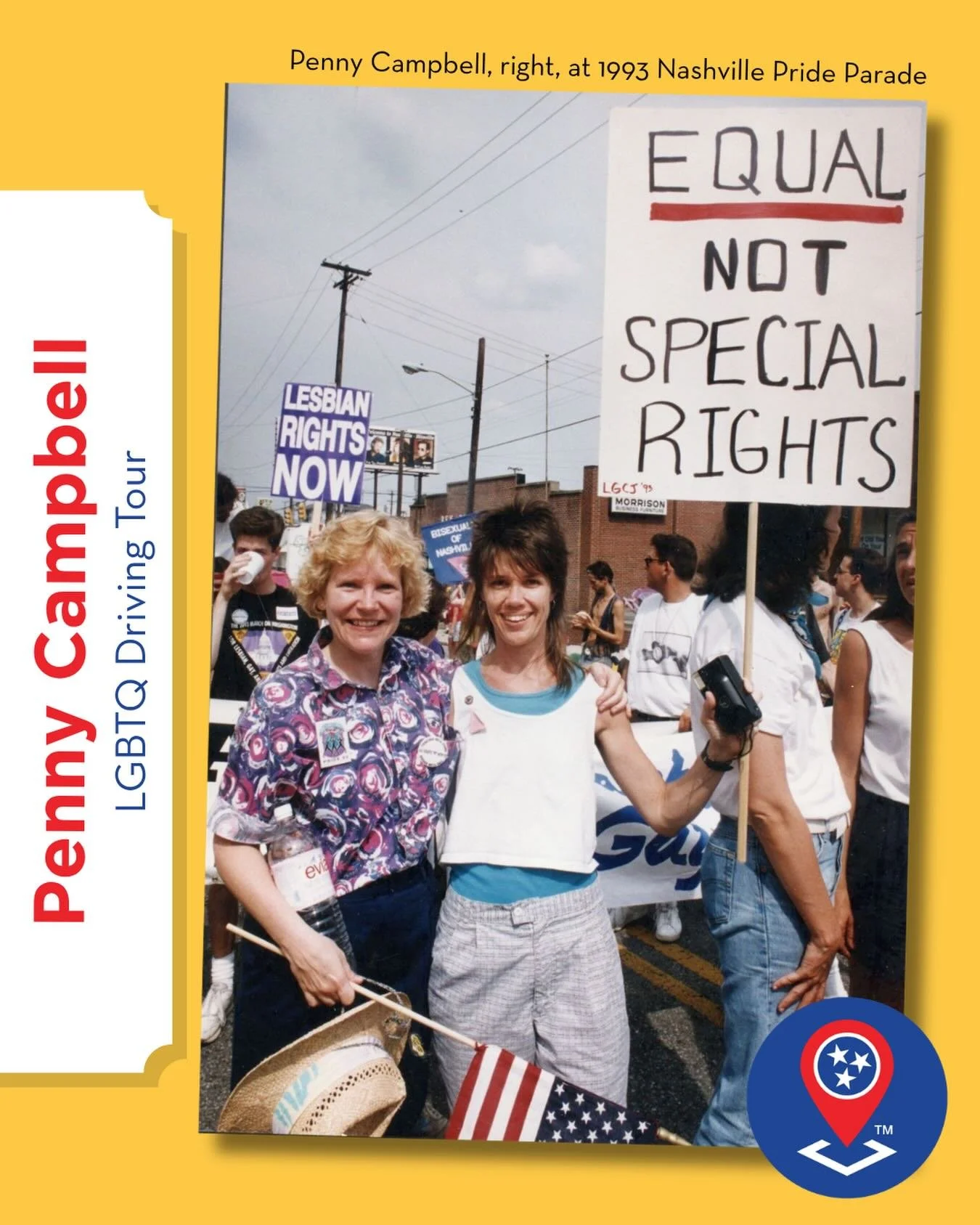 Happy Pride Month! Throughout June we&rsquo;ll be highlighting places and people featured on the Nashville Sites LGBTQ History Driving Tour. We begin with Penny Campbell, one of the most influential LGBTQ activists in Tennessee history.

While studyi