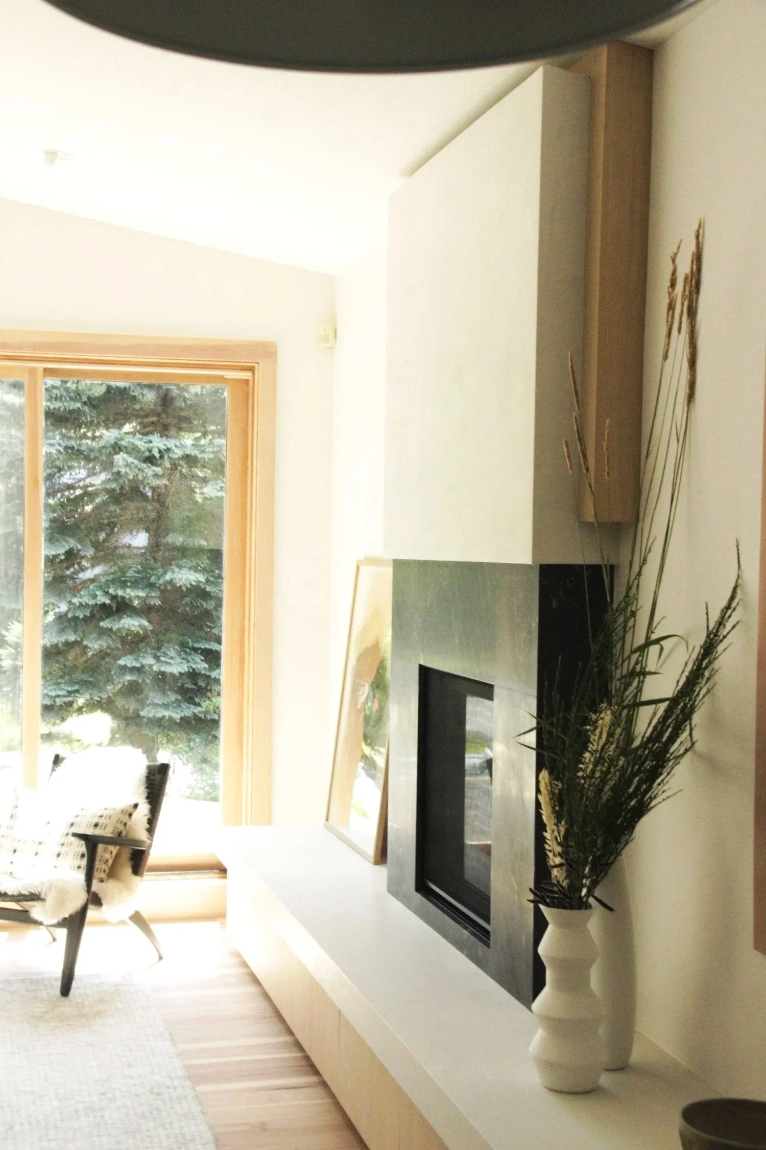 Whistler White Plaster Fireplace.jpg