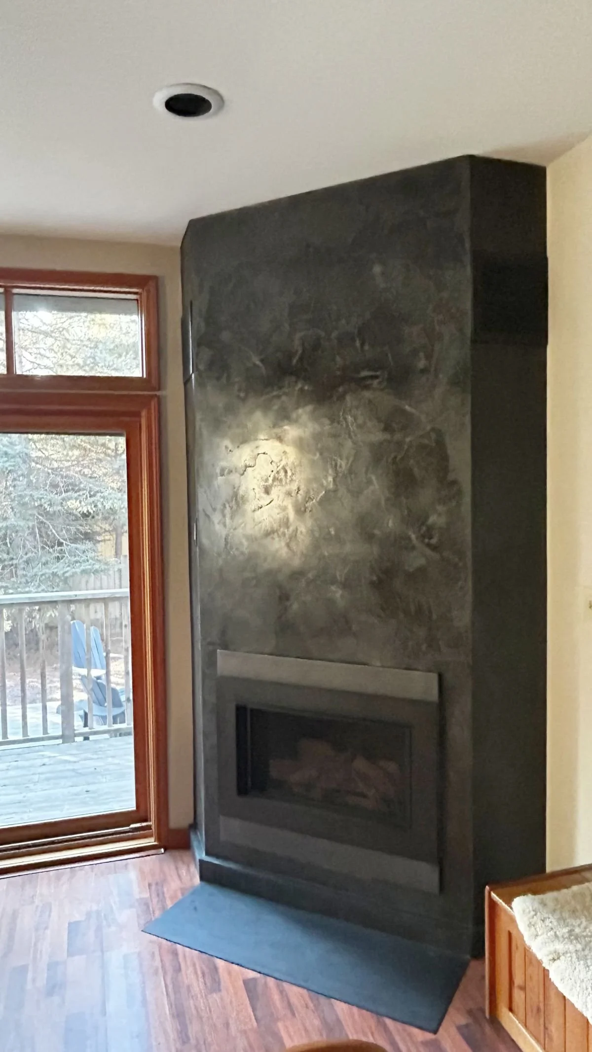 Marmorino Fine Glossy | Fireplace | Whistler