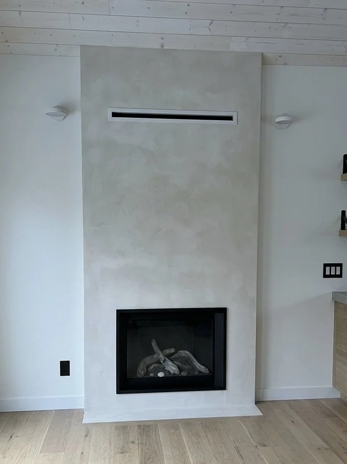 Microcement | Fireplace | Whistler