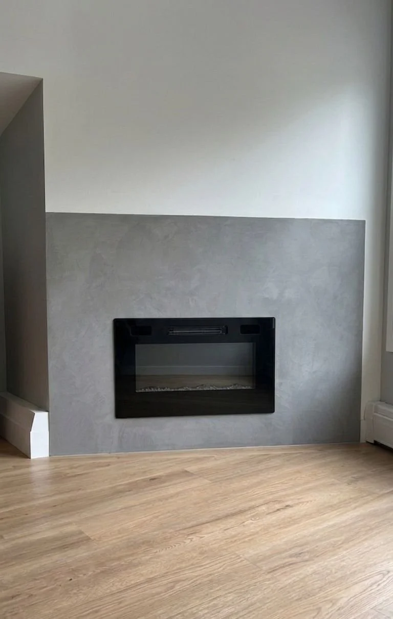 Microcement | Fireplace | Whistler