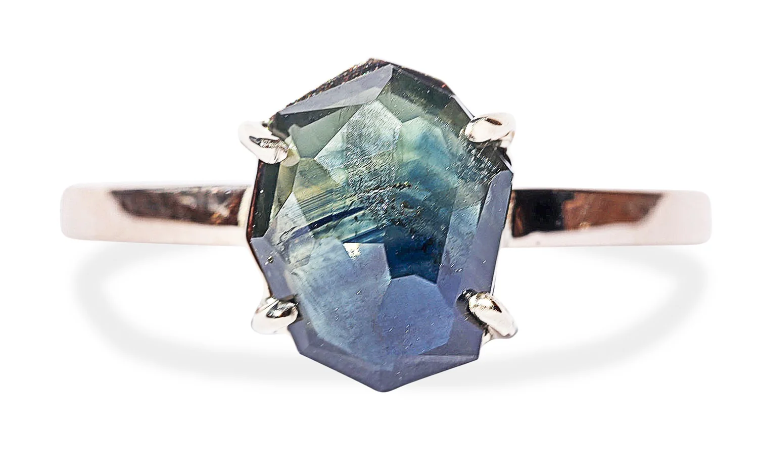 RARE !! SAPHIR BLEU VERT D'AUSTRALIE : 1,17 CARAT
