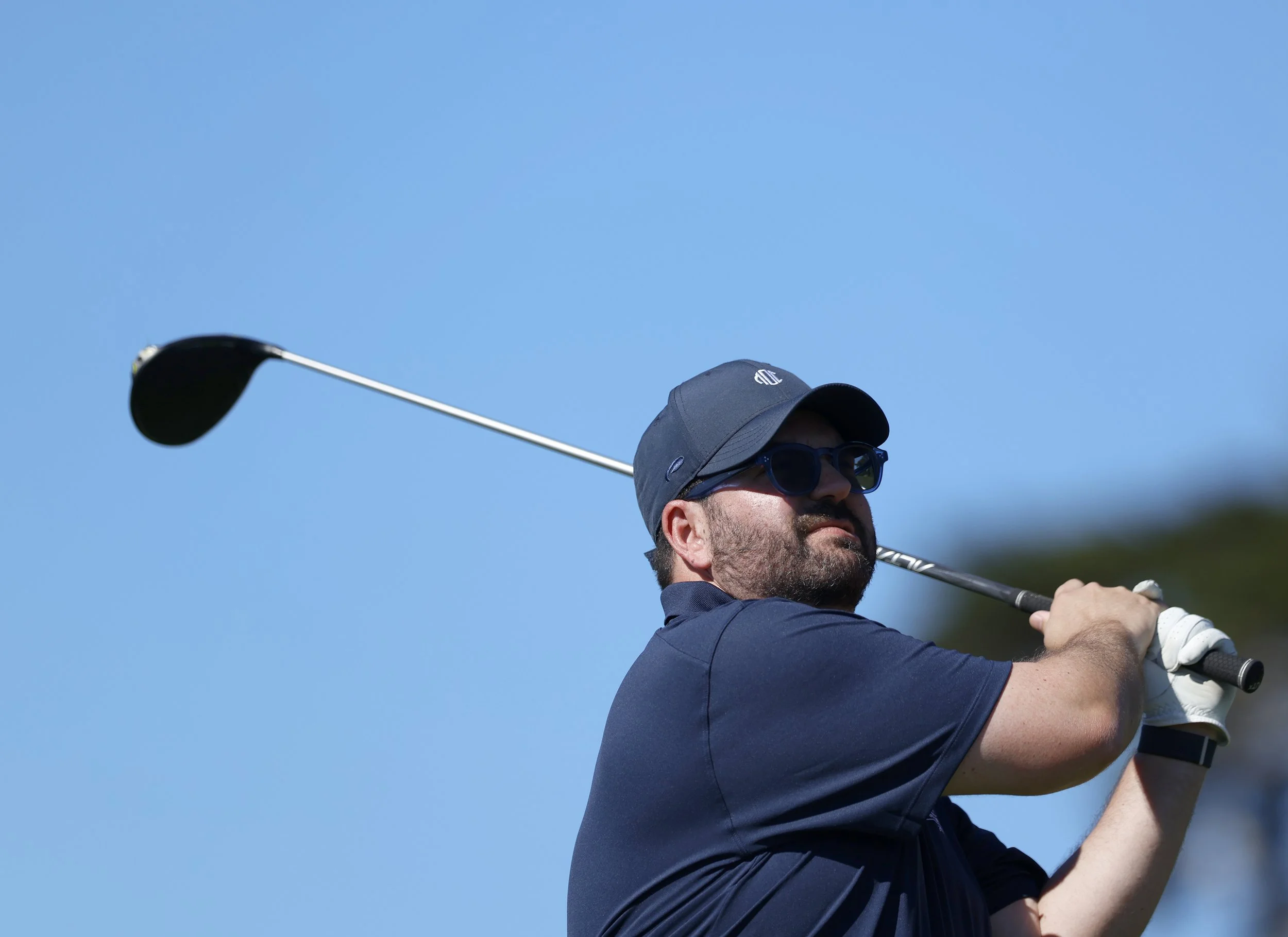 Golfer at Pebble Beach Golf Links