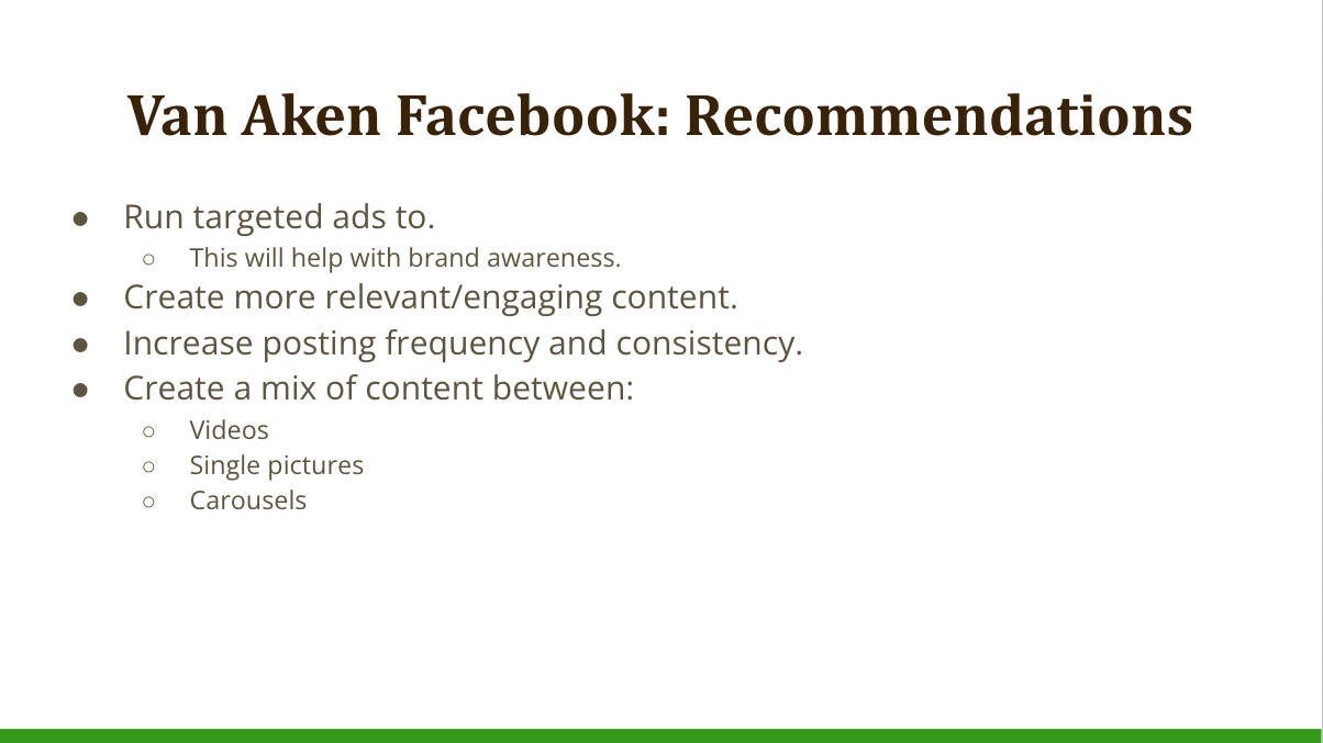 van aken facebook recommendations