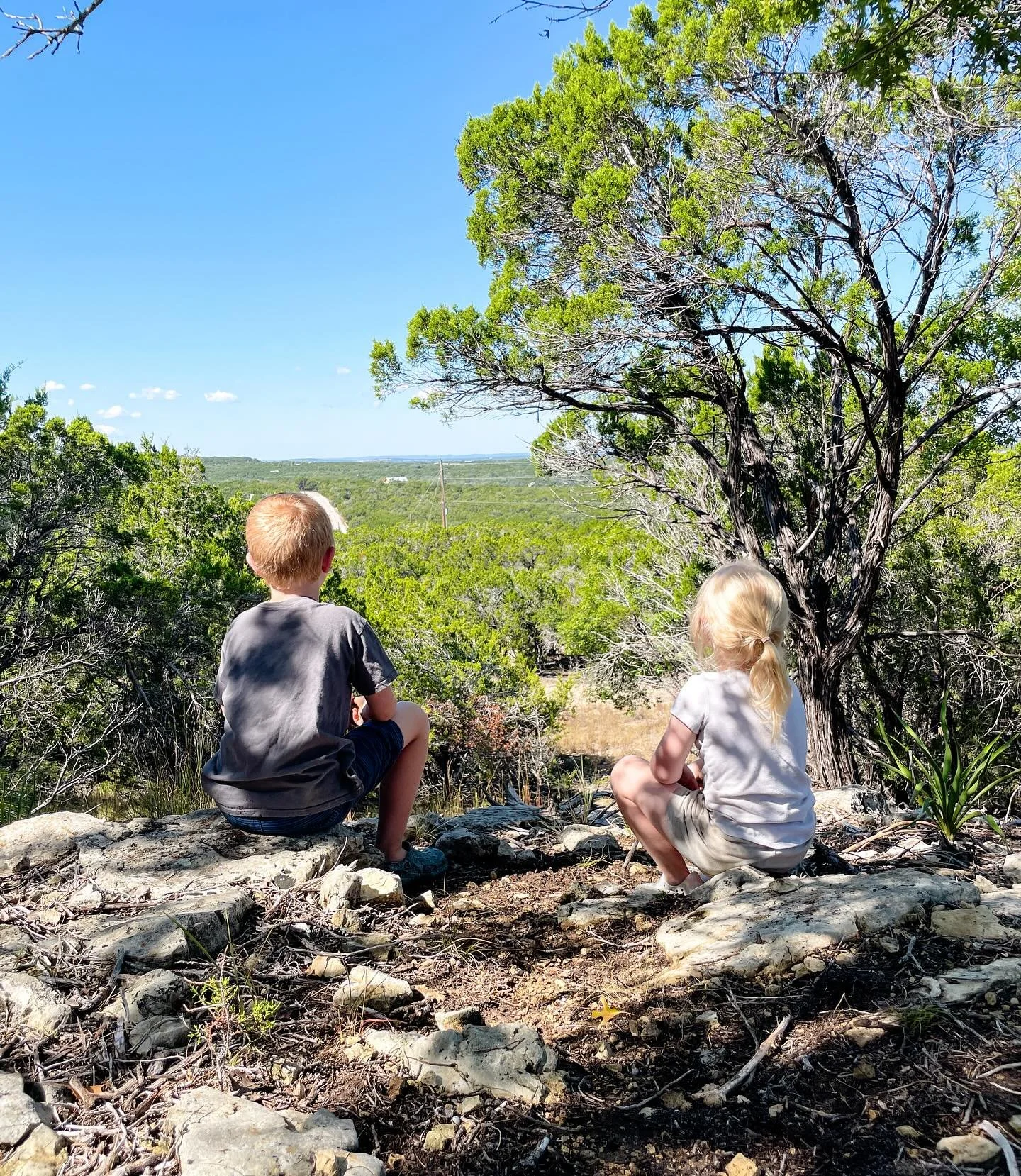 A simple day, a beautiful view, and two little hearts enjoying God&rsquo;s creation ☀️

So grateful for the opportunity to homeschool and raise our kiddos in nature. It requires immense sacrifice, but is 100% worth it, without a single doubt.