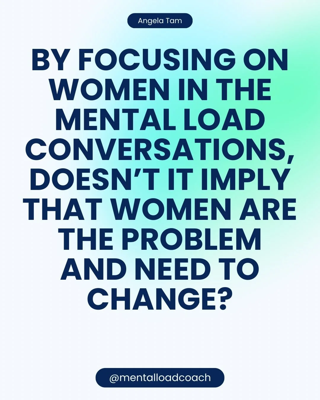 We all have work to do. 

We can&rsquo;t wait for our partners to &ldquo;get it&rdquo;

Someone needs to start changing the dynamics in the home. 

By doing this work, the male role needs to be a traitor to patriarchy. 

The male role needs to releas
