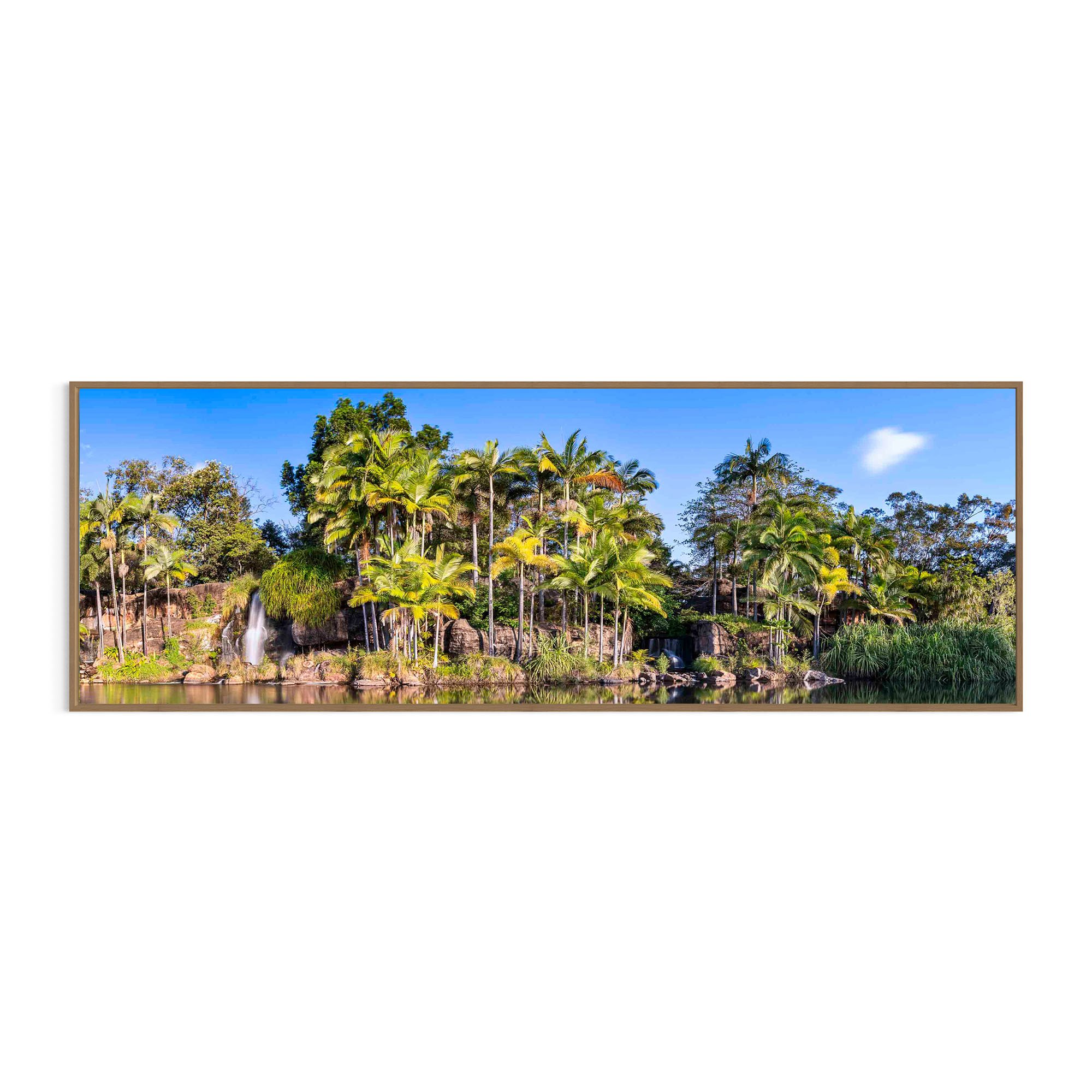 Afternoon Cascade_Metal-OakFrame.jpg