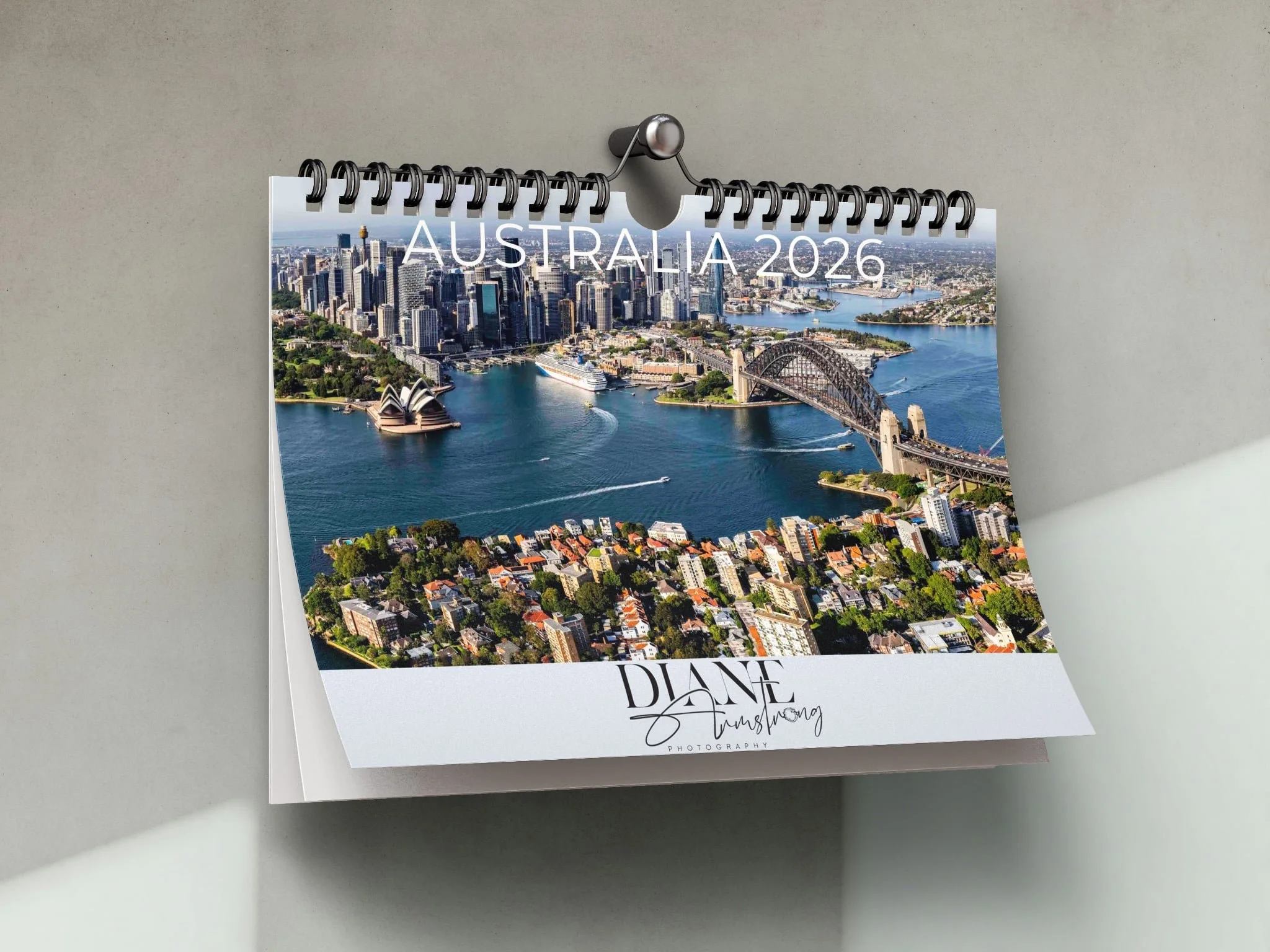 2026 Australian Calendar (A4 DOUBLE-FOLD SPIRAL BOUND)