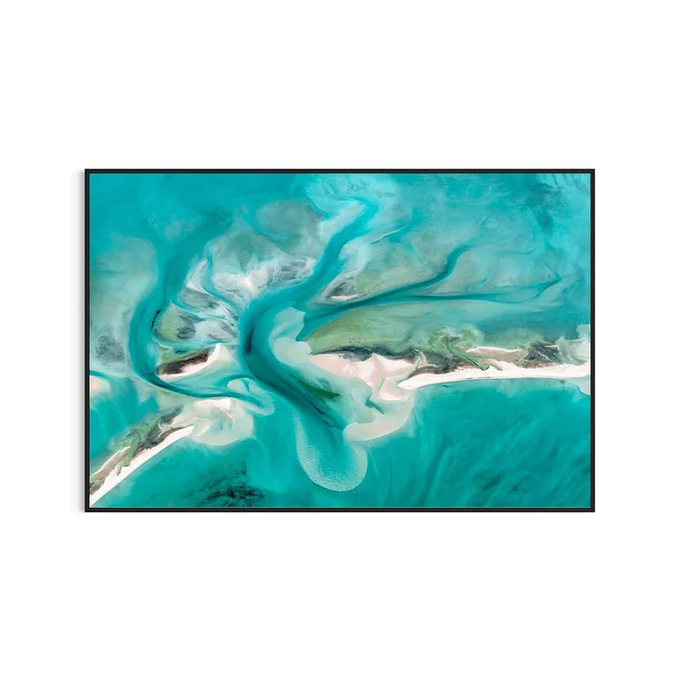 Nature’s Art, metal print, float frame