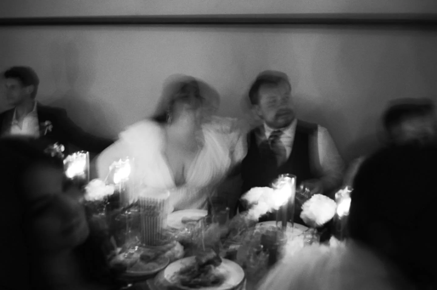 My flash didn't go off when I took this and it's definitely a happy accident - all the vibes and emotions without the crystal clear clarity, much like our memories of wedding days.

Life has felt like this the last few weeks, blurry and unclear betwe