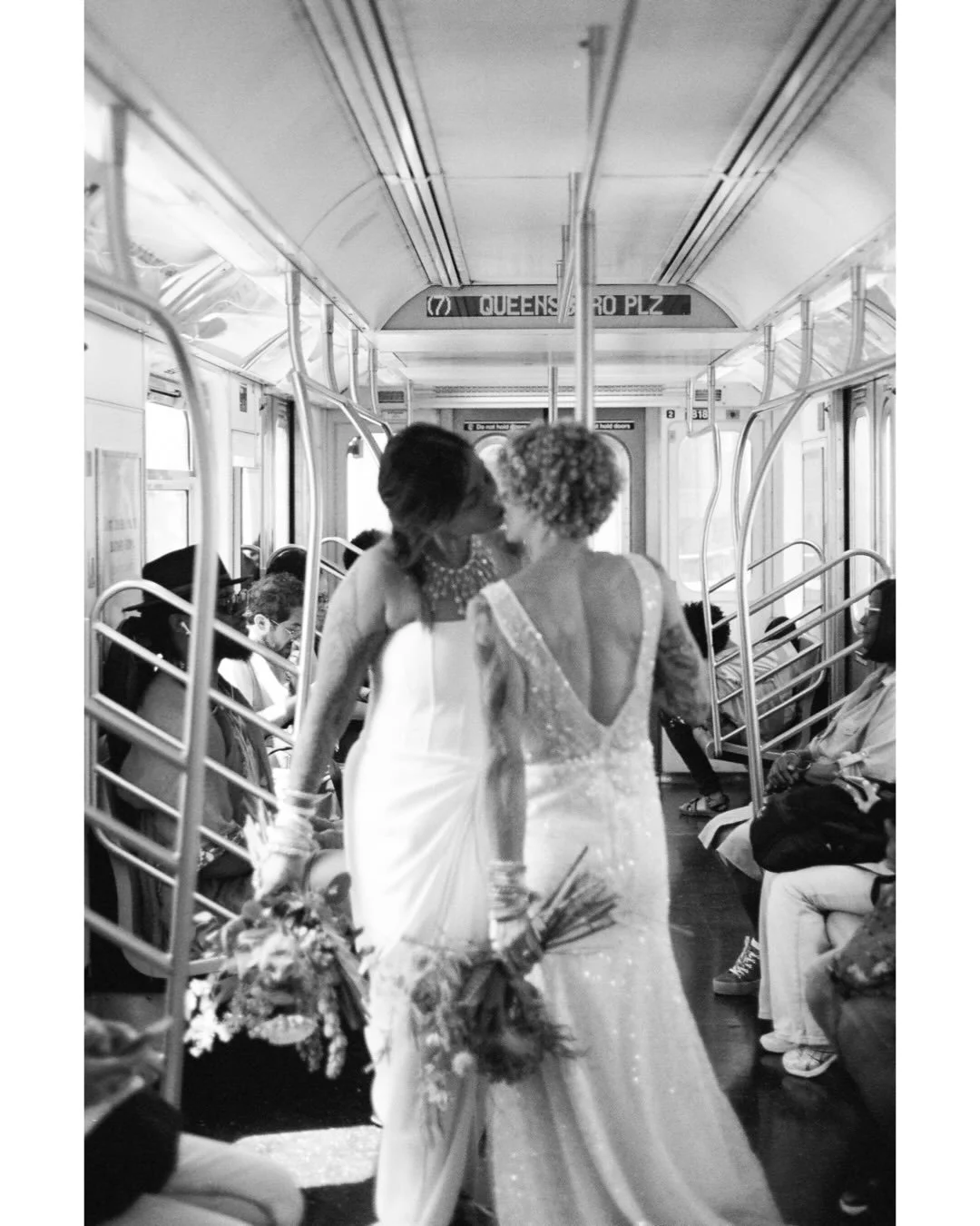 My first City Hall wedding of 2026 is this coming Tuesday and I'm so excited to get back NY's most romantic government building.

A few favorite film and digital black &amp; white's from last summer with Rupa and Treena!