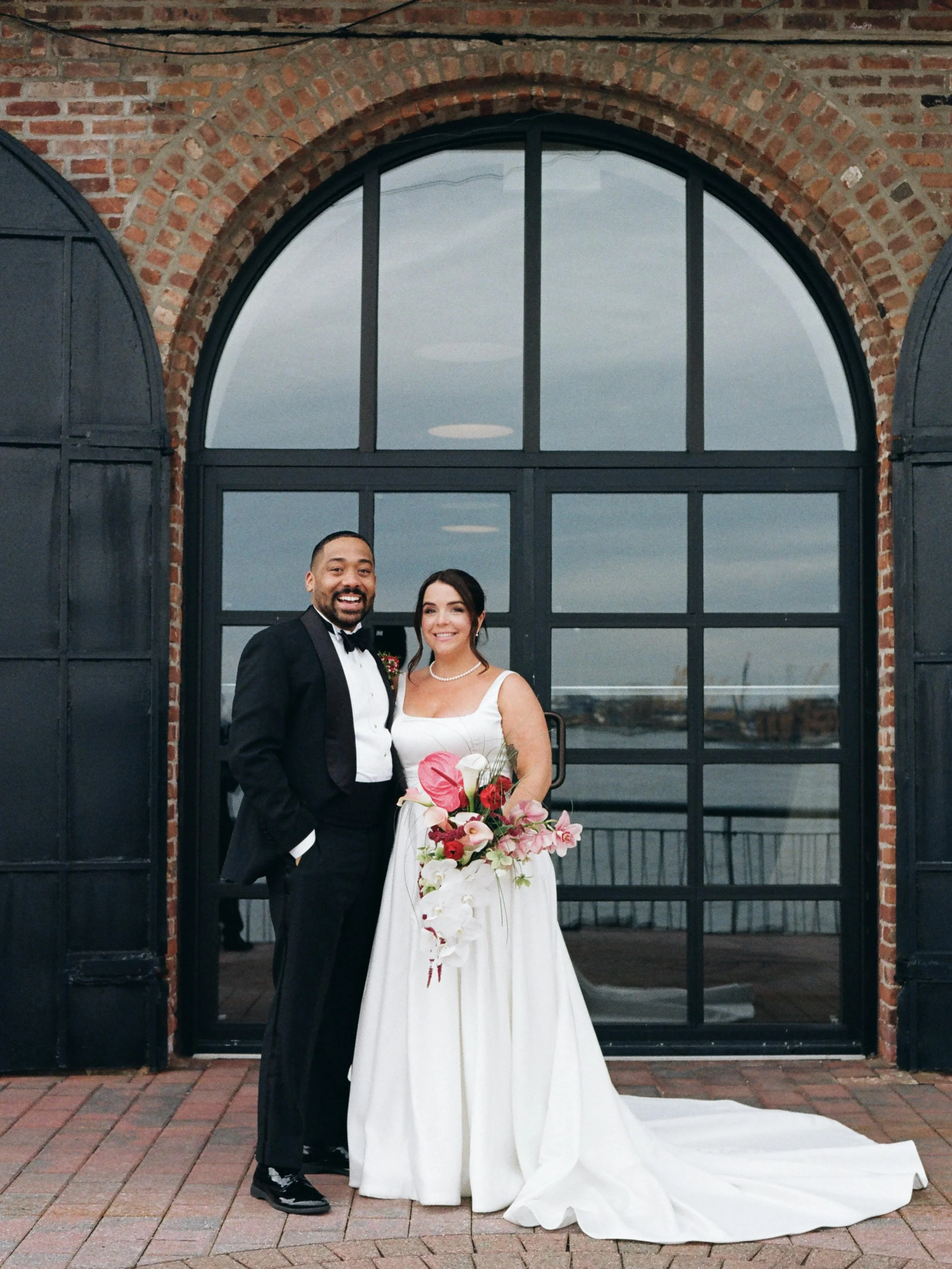 One more film installment of Patricia &amp; Gregory at Liberty Warehouse just because. Because their joy. Because their flowers. Because two ceremonies in one day. Because all the tears. 

Film @photolifebrooklyn 
Planning @events_by_sheavonne 
Venue