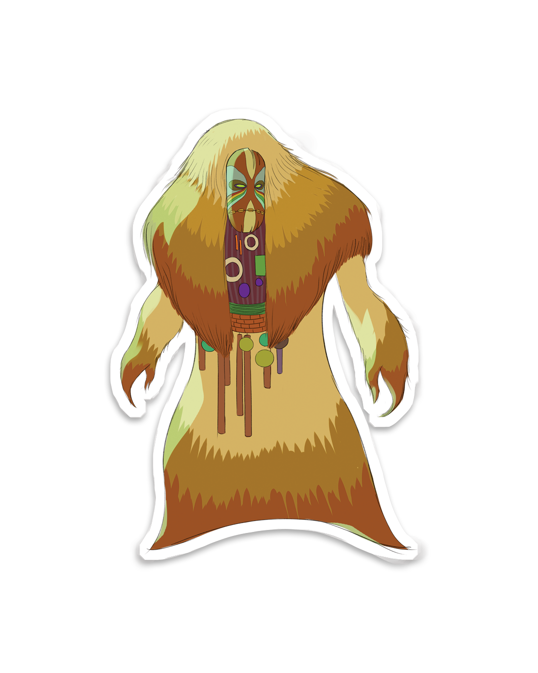 Odo Masquerade Sticker (2")