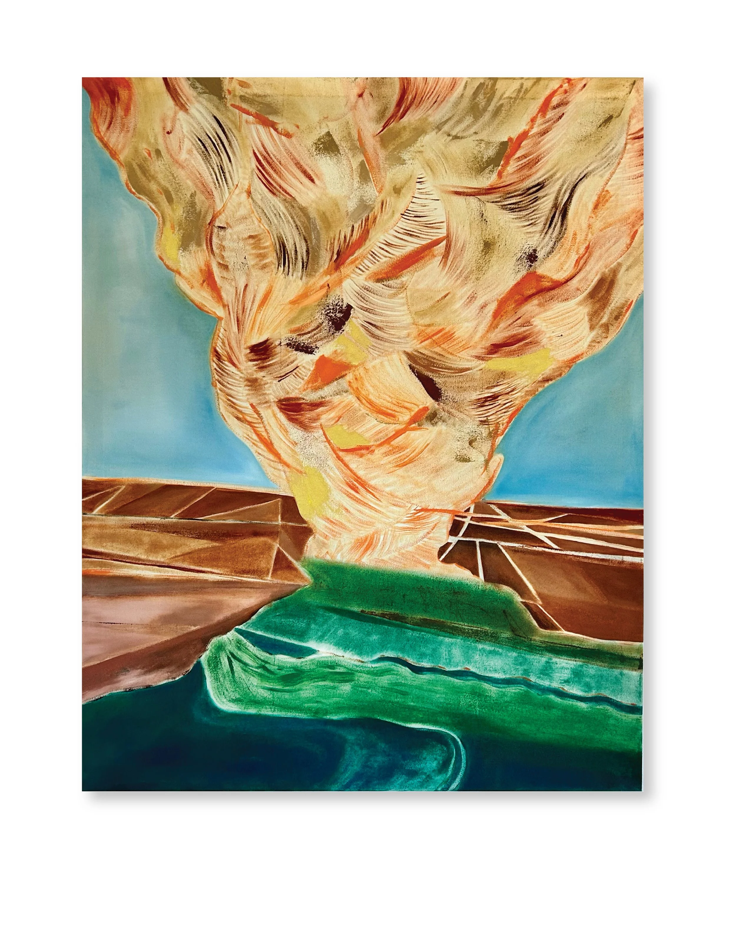 'Time makes fools of us all'
2026 oil on canvas 48" x 38"
