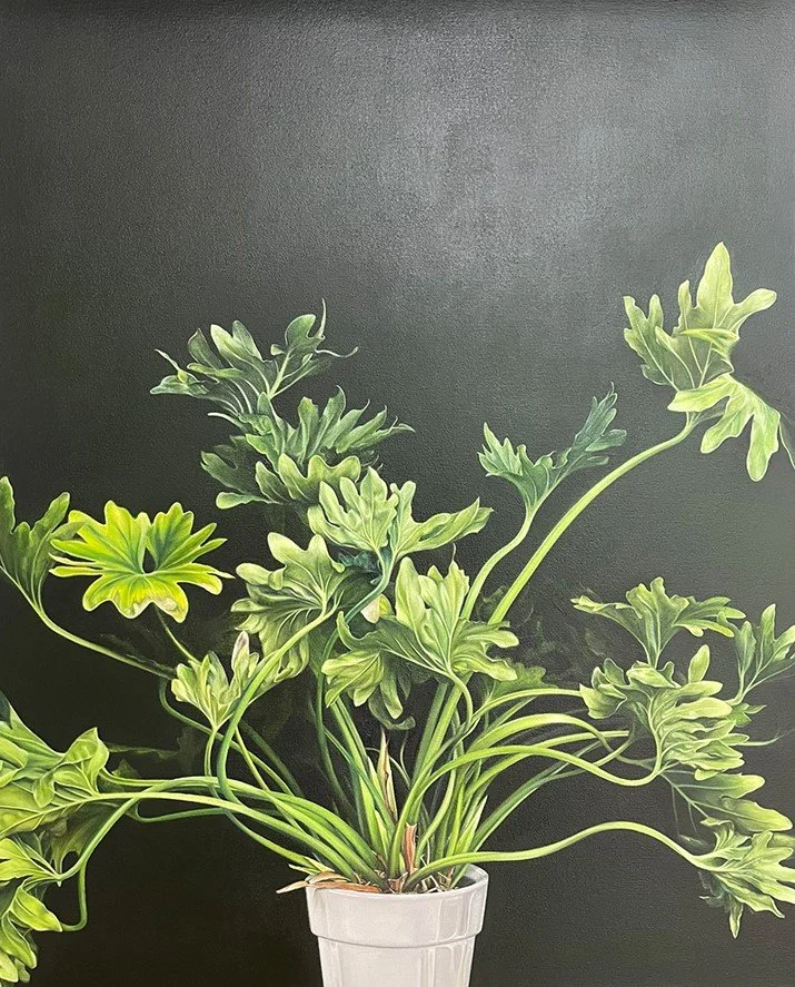 Spring Feather, oil on canvas, 22''x 28''