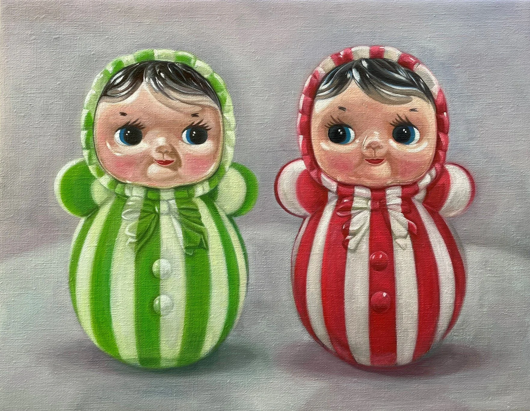 Bestie, oil on linen, 11''x 14''