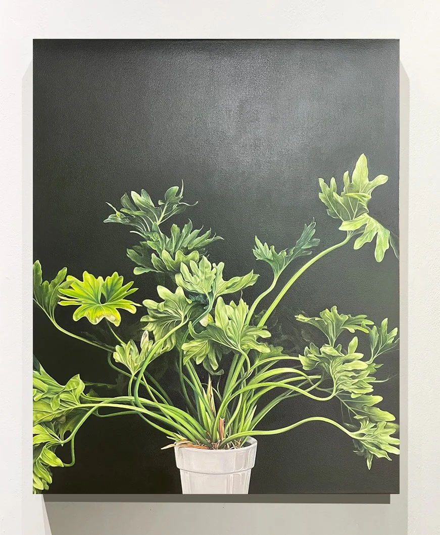 Spring Feather, oil on canvas, 22''x 28''