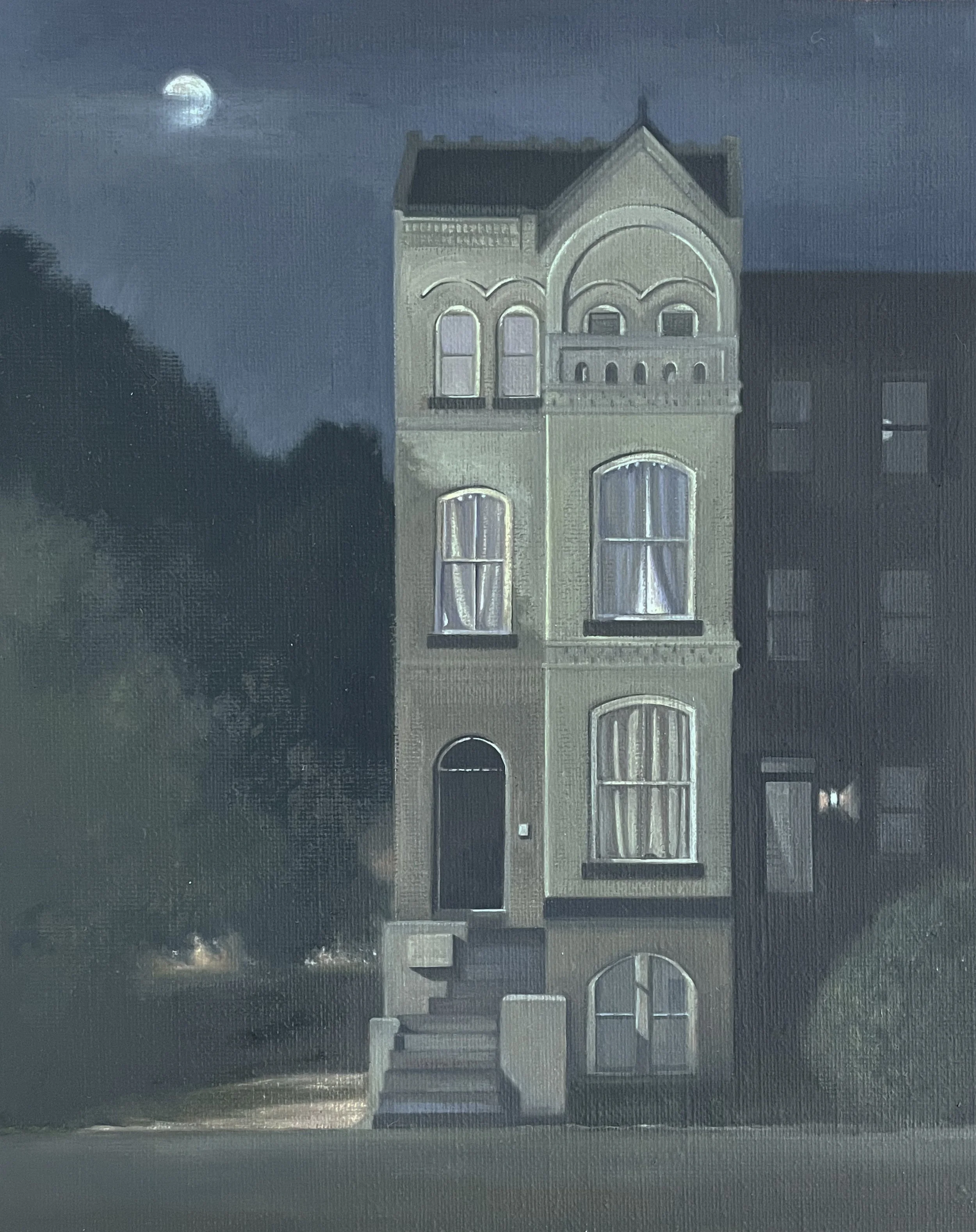 Nocturne, 2026 · oil on linen · 8 × 10 in.