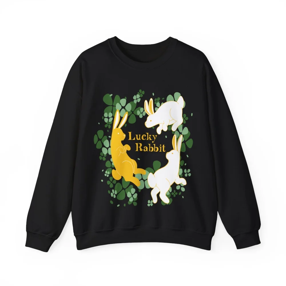 Lucky Rabbit Unisex Heavy Blend™ Crewneck Sweatshirt — The