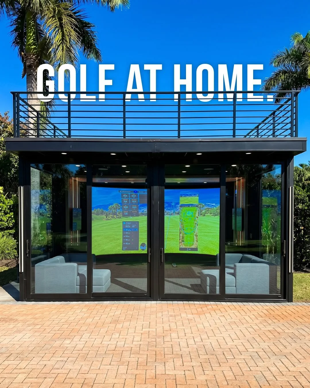 Home is where the golf is. 🏠⛳️💚

The Captain takes the backyard game to a whole new level. It&rsquo;s designed for luxury golf in an expansive space and perfect for working on your swing or hosting the whole crew. 

- Our largest model: 20&rsquo; x